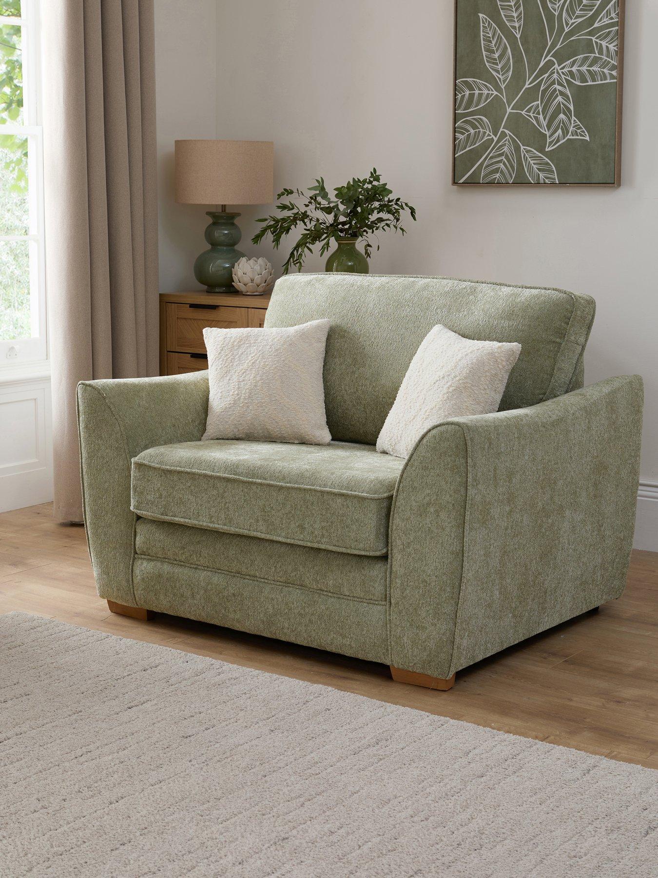 The Very Collection Trinity Fabric Snuggle Chair - Made to order in the UK