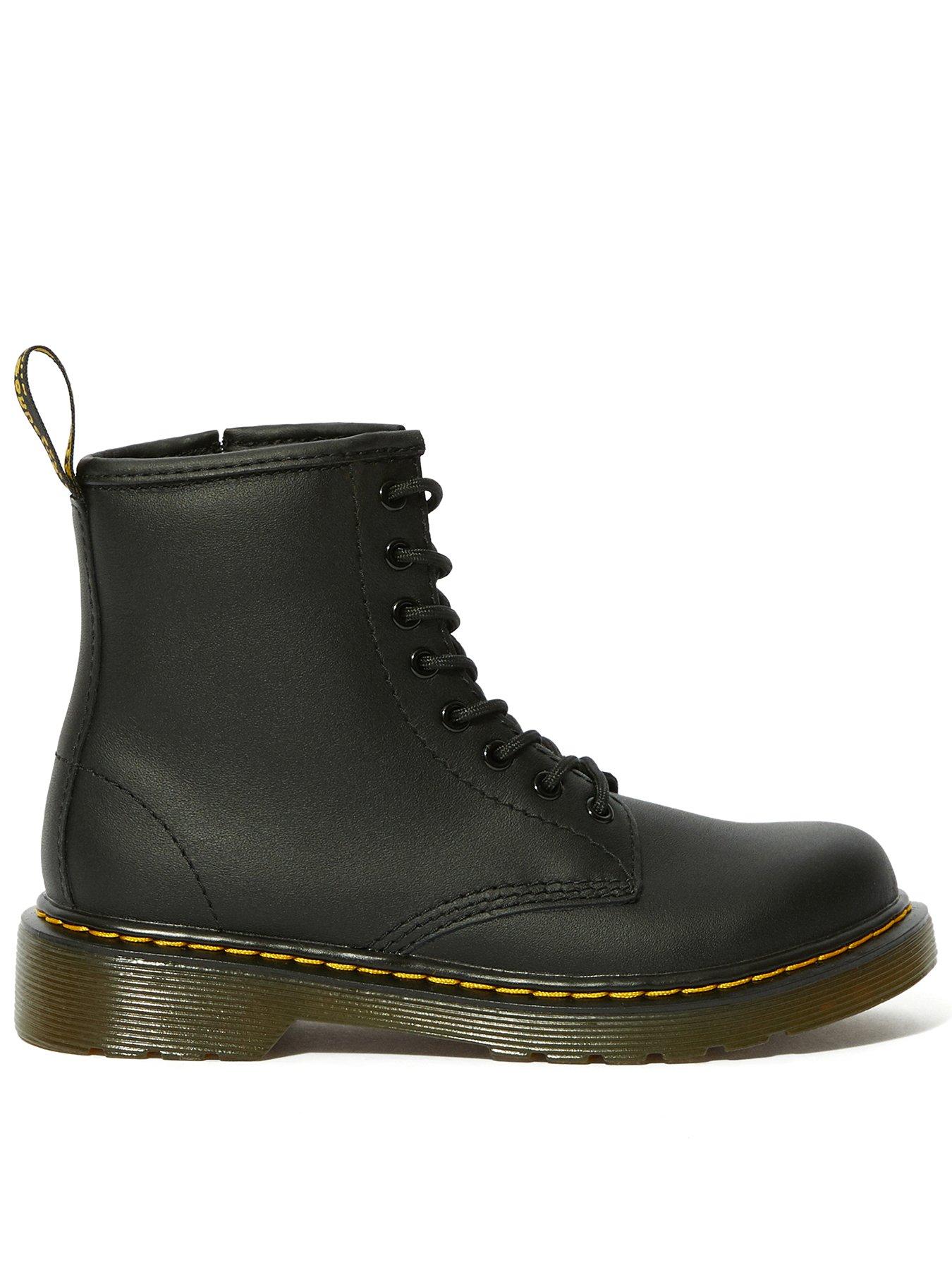 undefined Junior 1460 Softy T 8 Eye Boots - Black