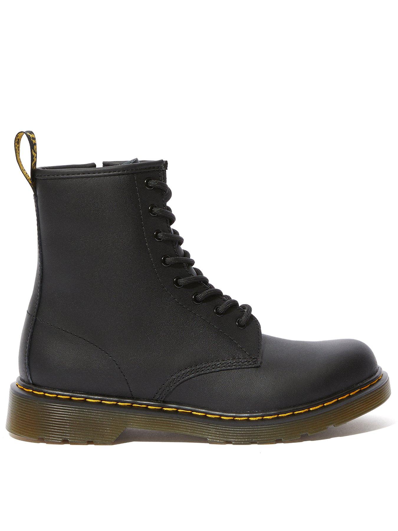 Dr Martens Youth 1460 Softy T Leather Lace-up Boot - Black