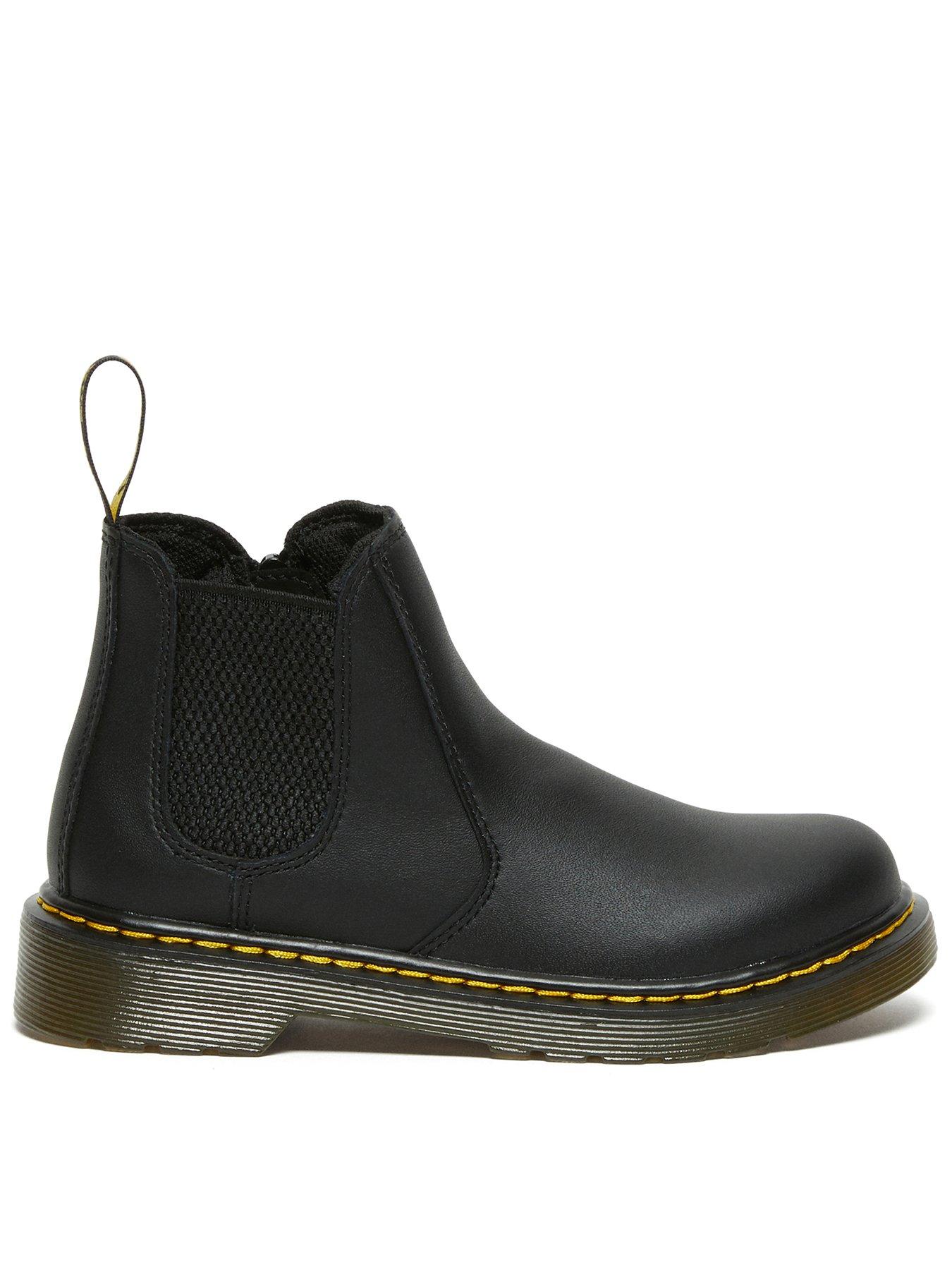 Dr Martens Junior 2976 Softy T Leather Chelsea Boot - Black