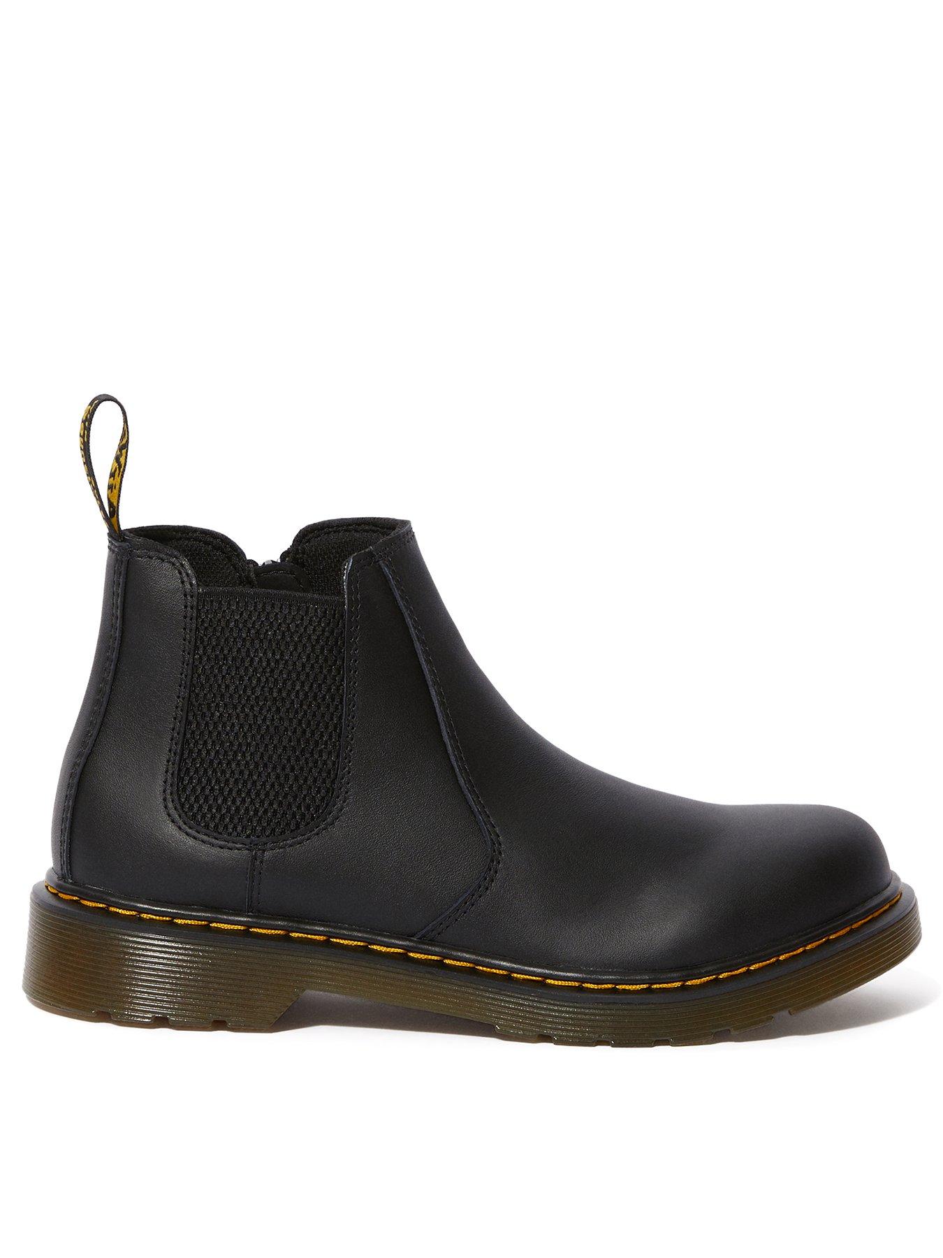 Dr Martens Youth 2976 Softy T Leather Chelsea Boot - Black