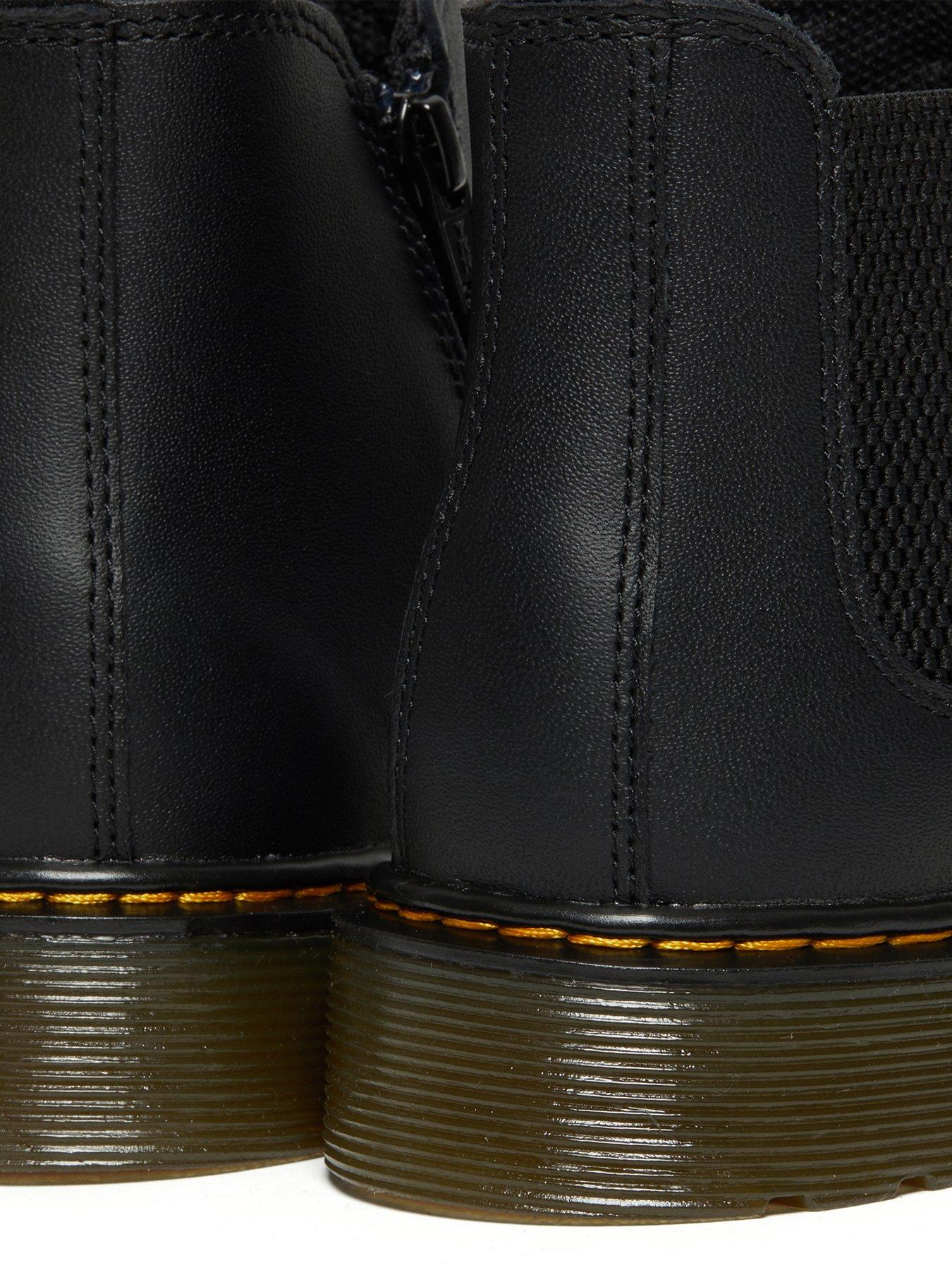 Image 6 of 7 of Dr Martens Youth 2976 Side Zip Chelsea Boots - Black