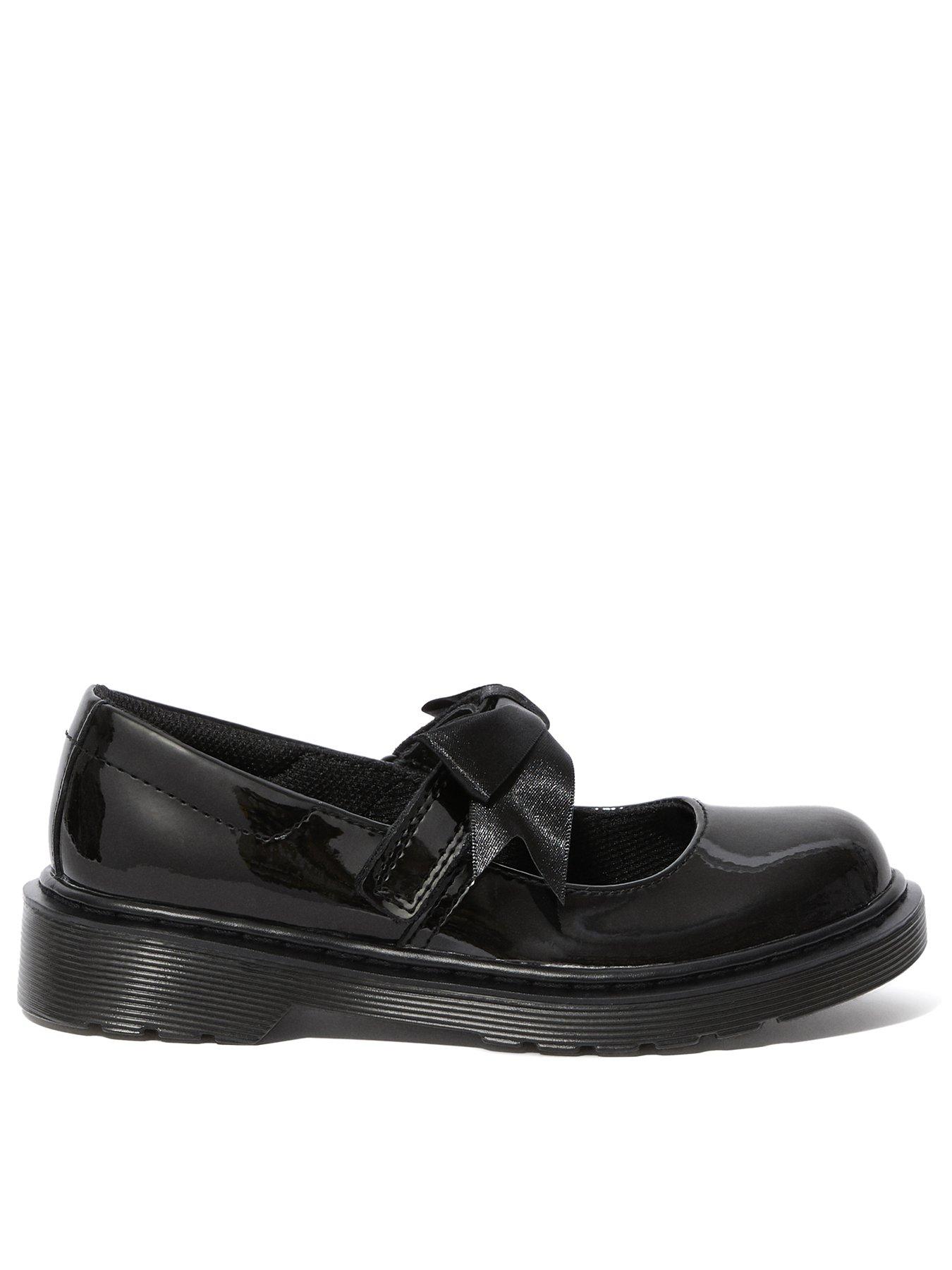 Dr Martens Junior Maccy Ii Patent Leather Shoe - Black