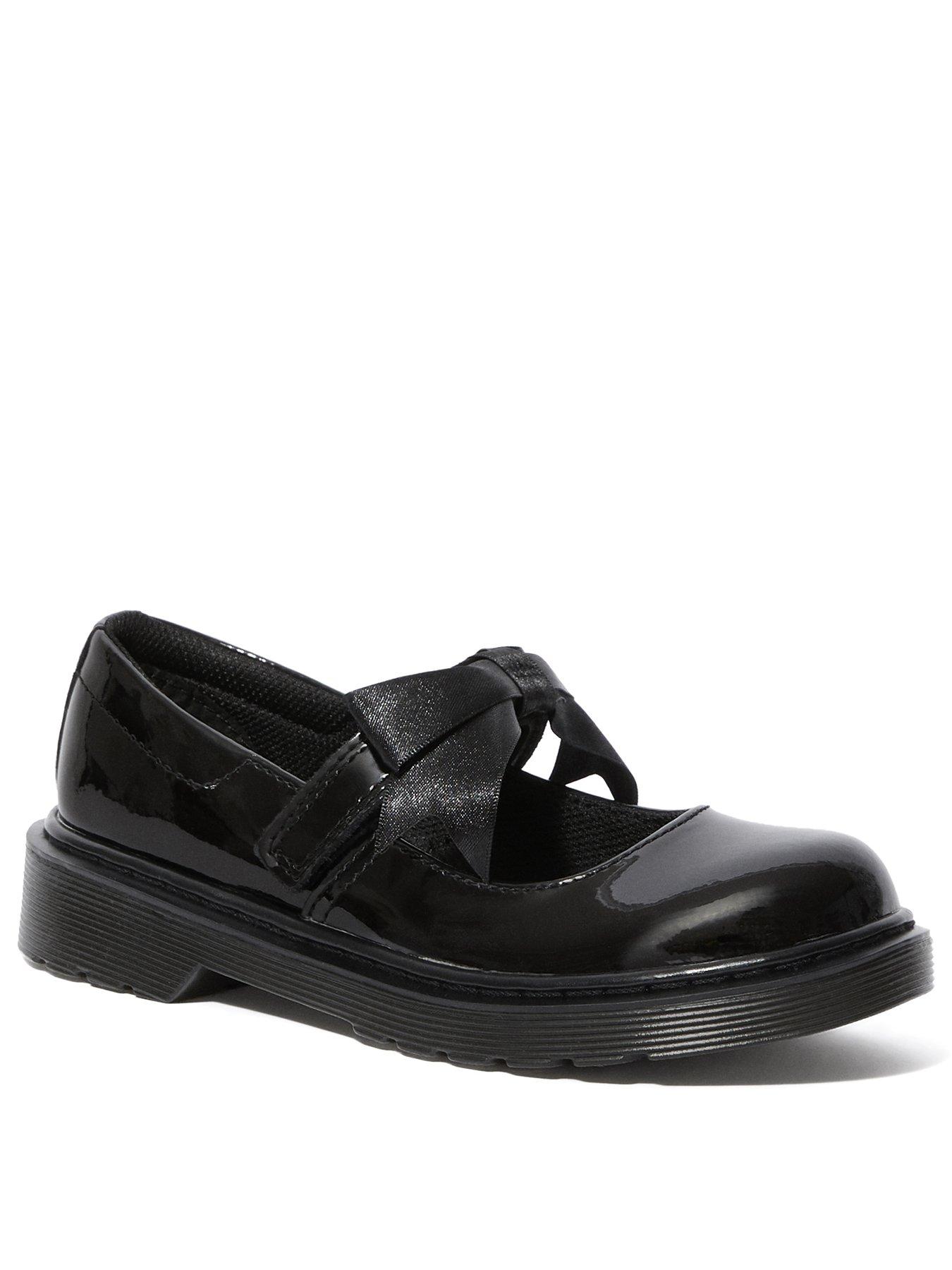 Image 2 of 6 of Dr Martens Junior Maccy II Patent Leather Mary Jane Shoes - Black