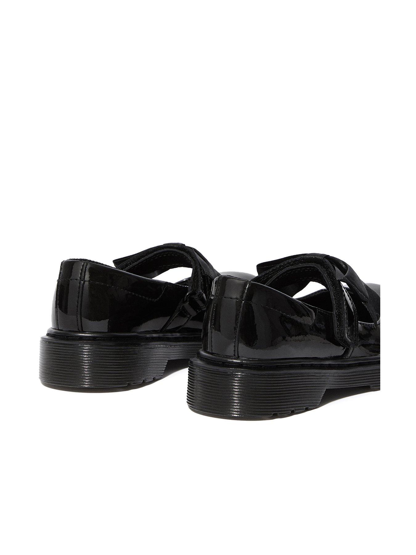 Image 3 of 6 of Dr Martens Junior Maccy II Patent Leather Mary Jane Shoes - Black