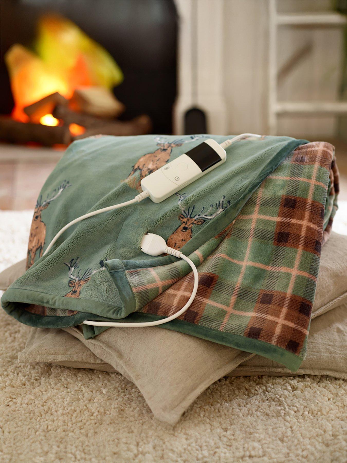 The Lyndon Co Heated Throw - Highland Fell 140x180cm