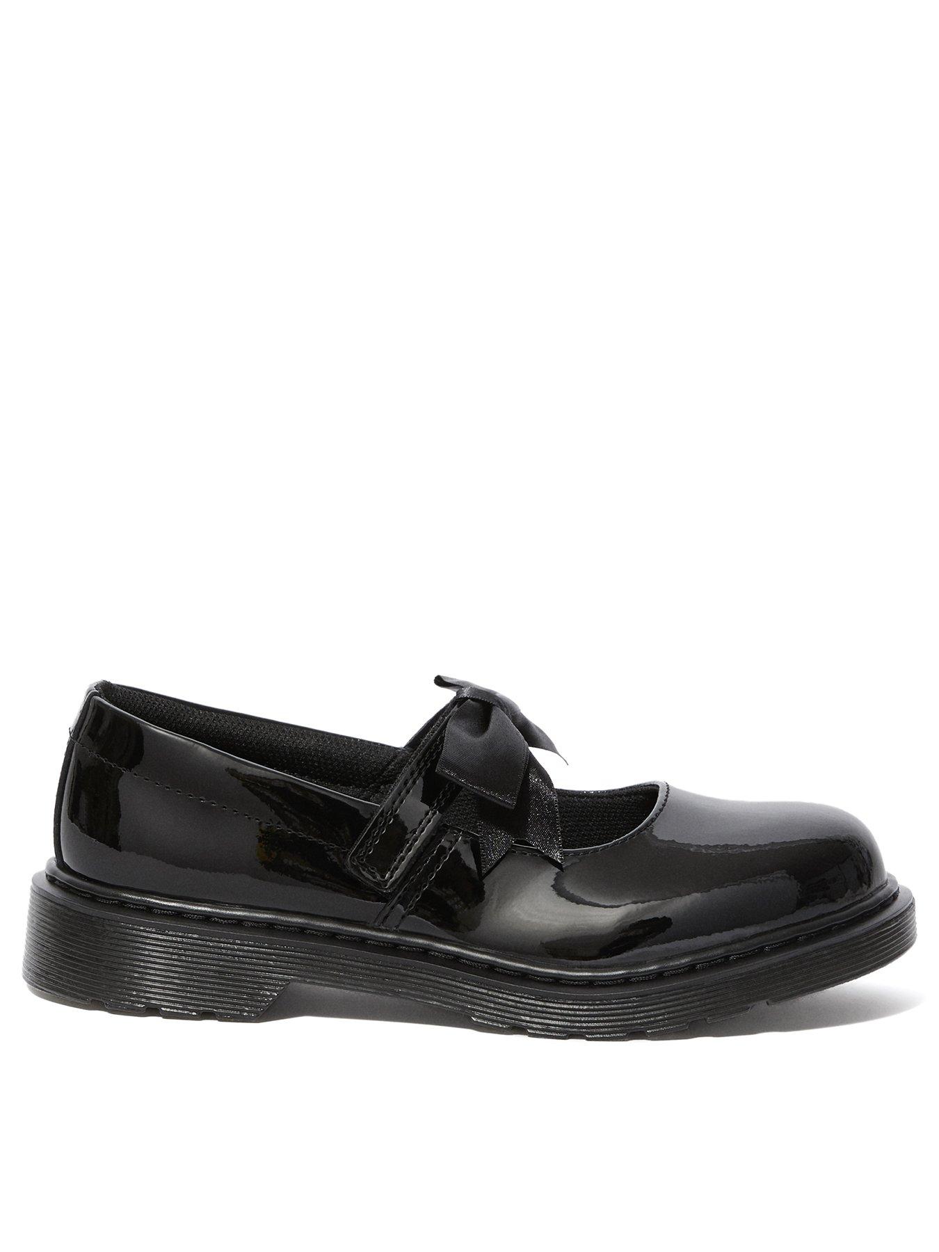Dr Martens Youth Maccy Ii Patent Leather Shoe - Black