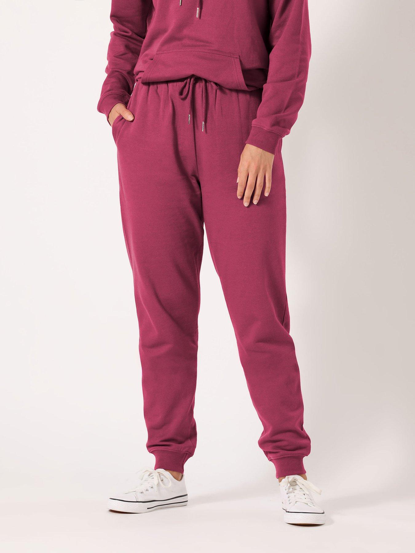 Long Tall Sally Cuffed Jogger 36" - Dark Pink