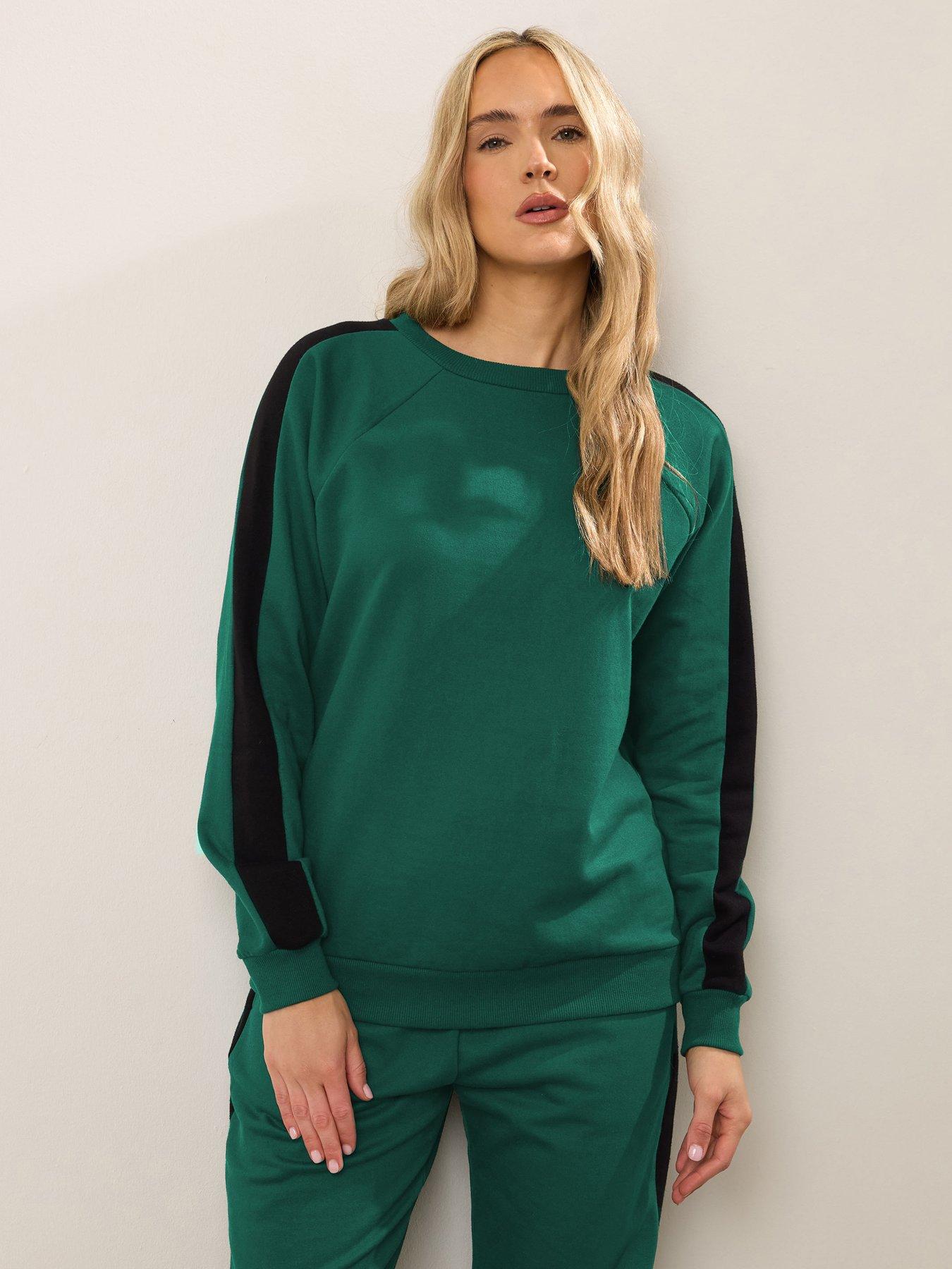 Long Tall Sally Colour Block Sweatshirt - Grey