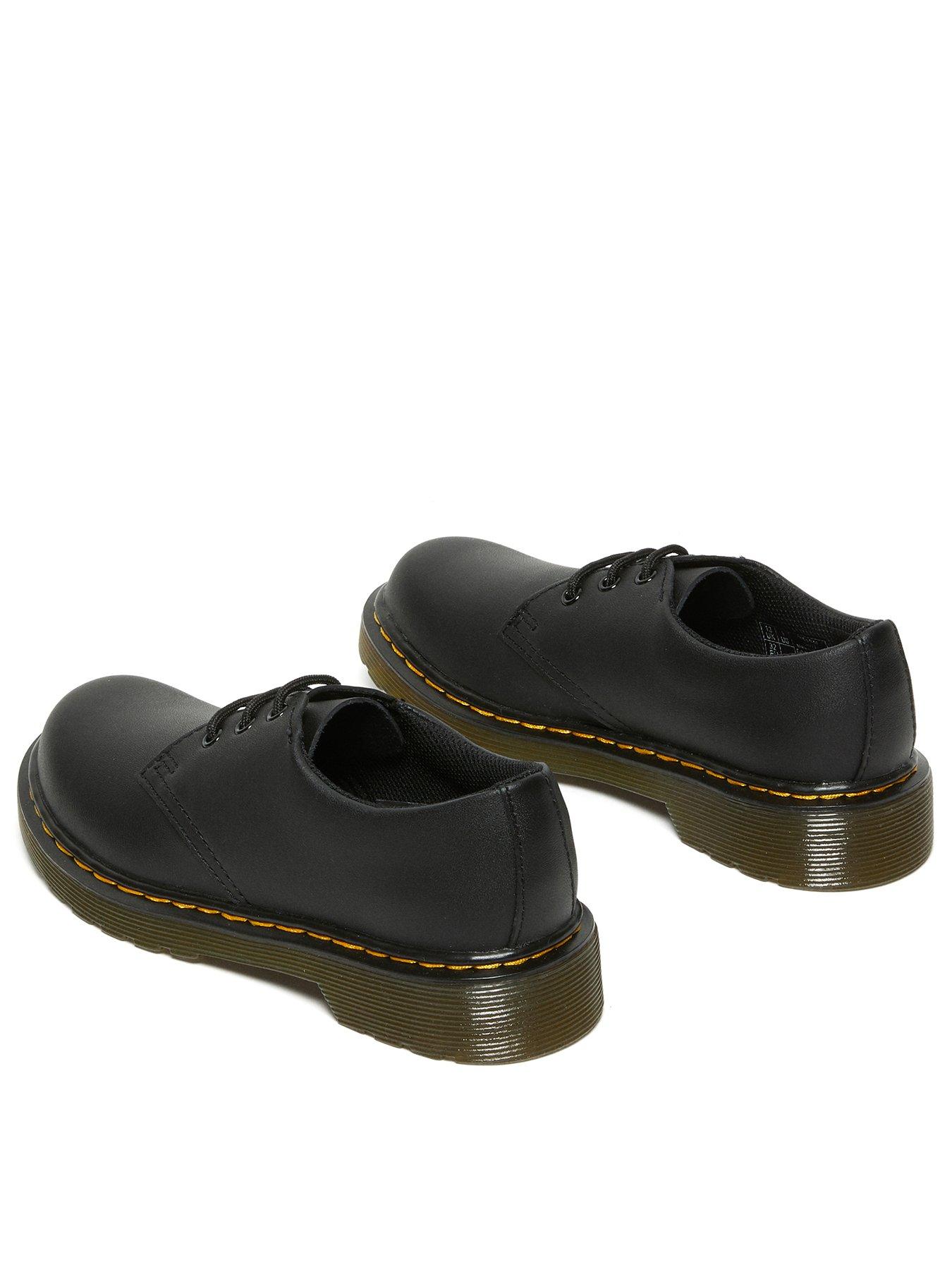 Image 3 of 6 of Dr Martens Junior 1461 J 3 Eye Shoe Black Softy T - Pink