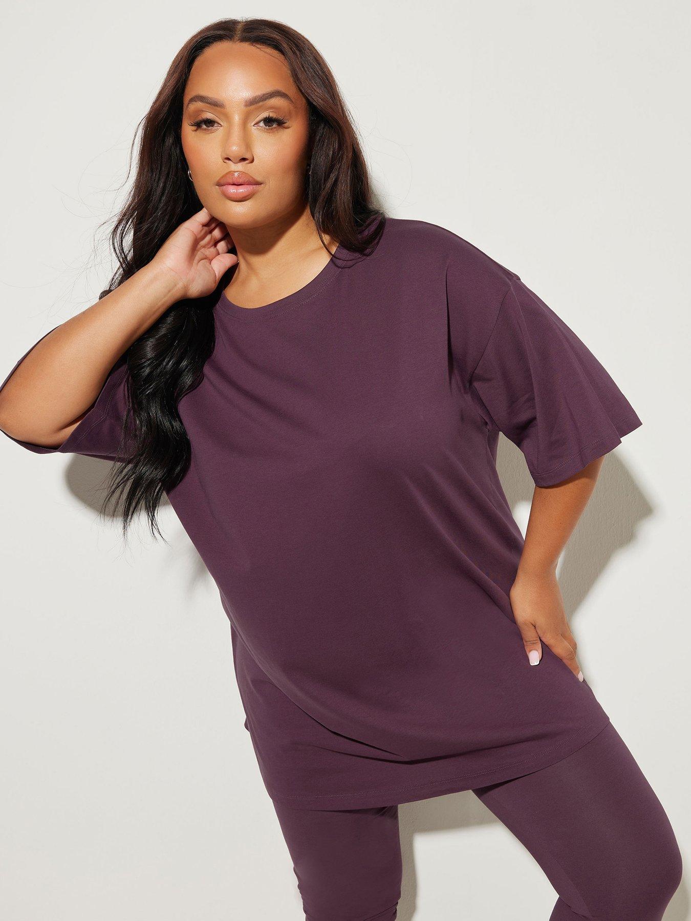 undefined Curve Relaxed Longline T-shirt