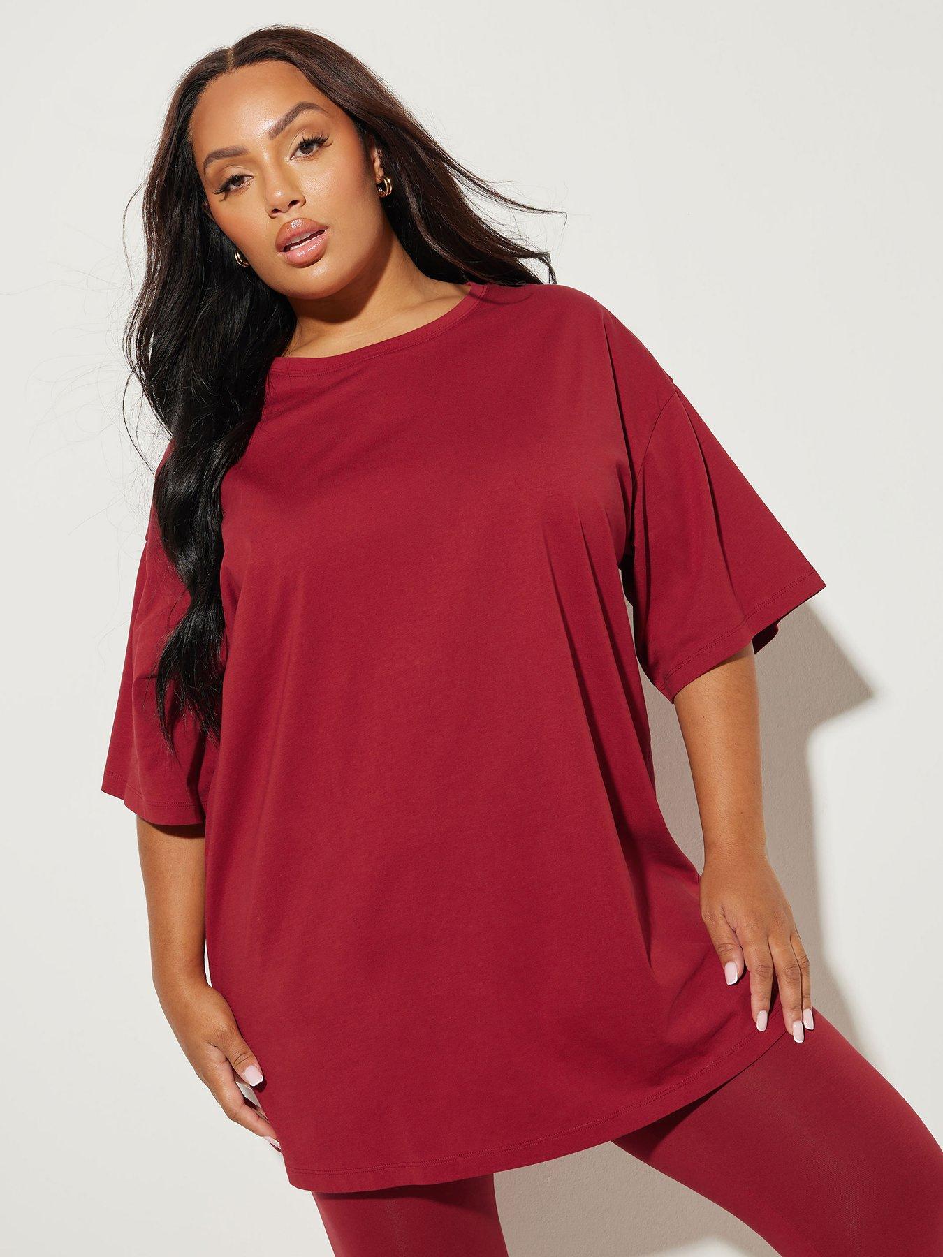 undefined Curve Relaxed Longline T-shirt