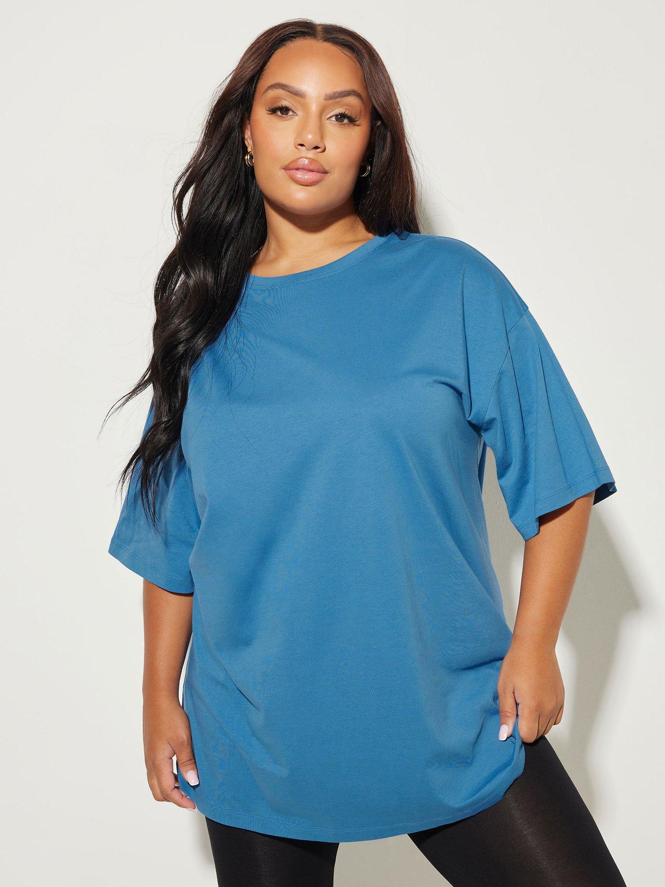 undefined Curve Relaxed Longline T-shirt