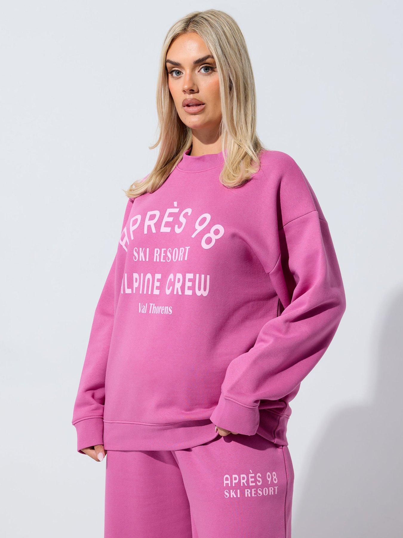 undefined Curve Apres Ski Sweatshirt - Purple