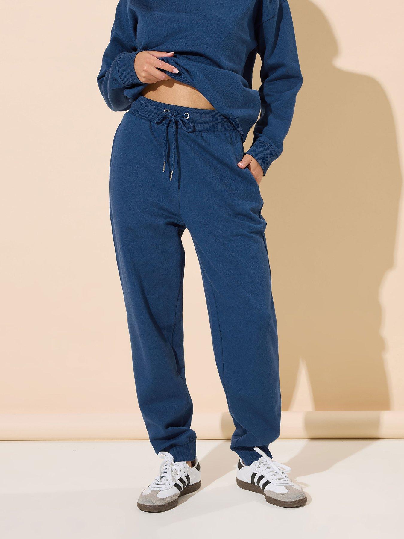 undefined Petite Cuffed Jogger - Blue