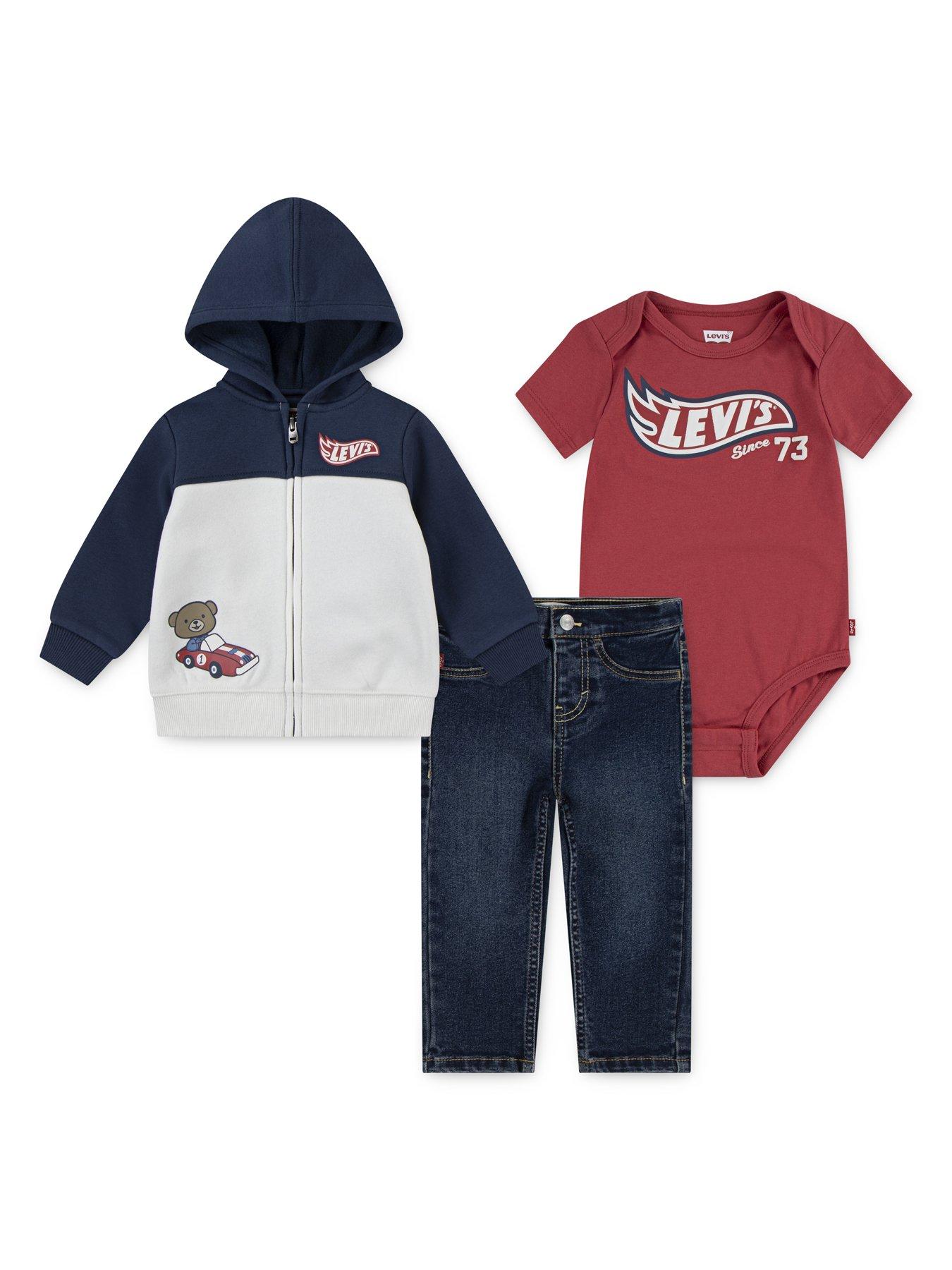 undefined Baby Boys 3 Piece Levis And Friends Set - Multi