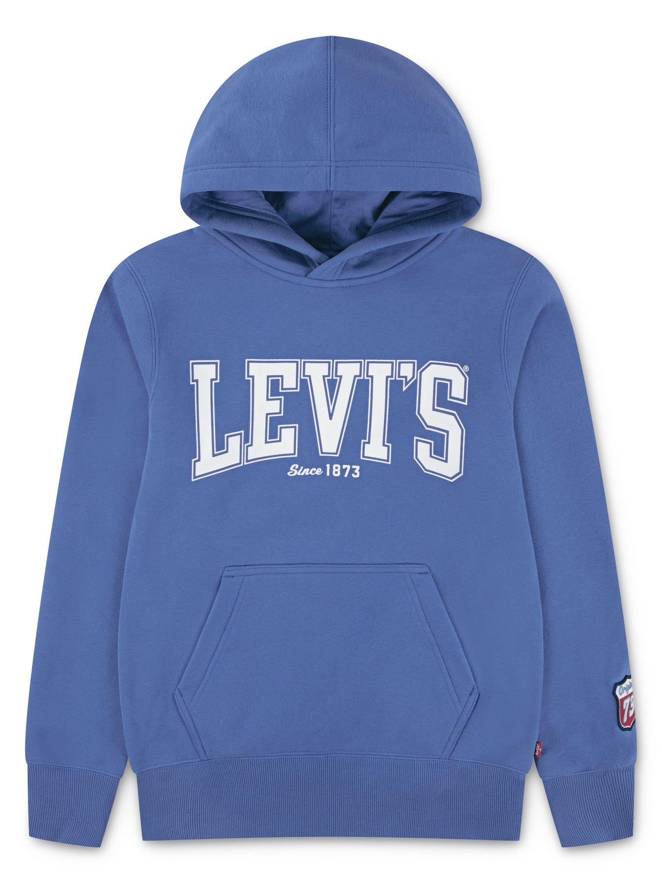 Levi's Boys The Great Highway Hoodie - Blue