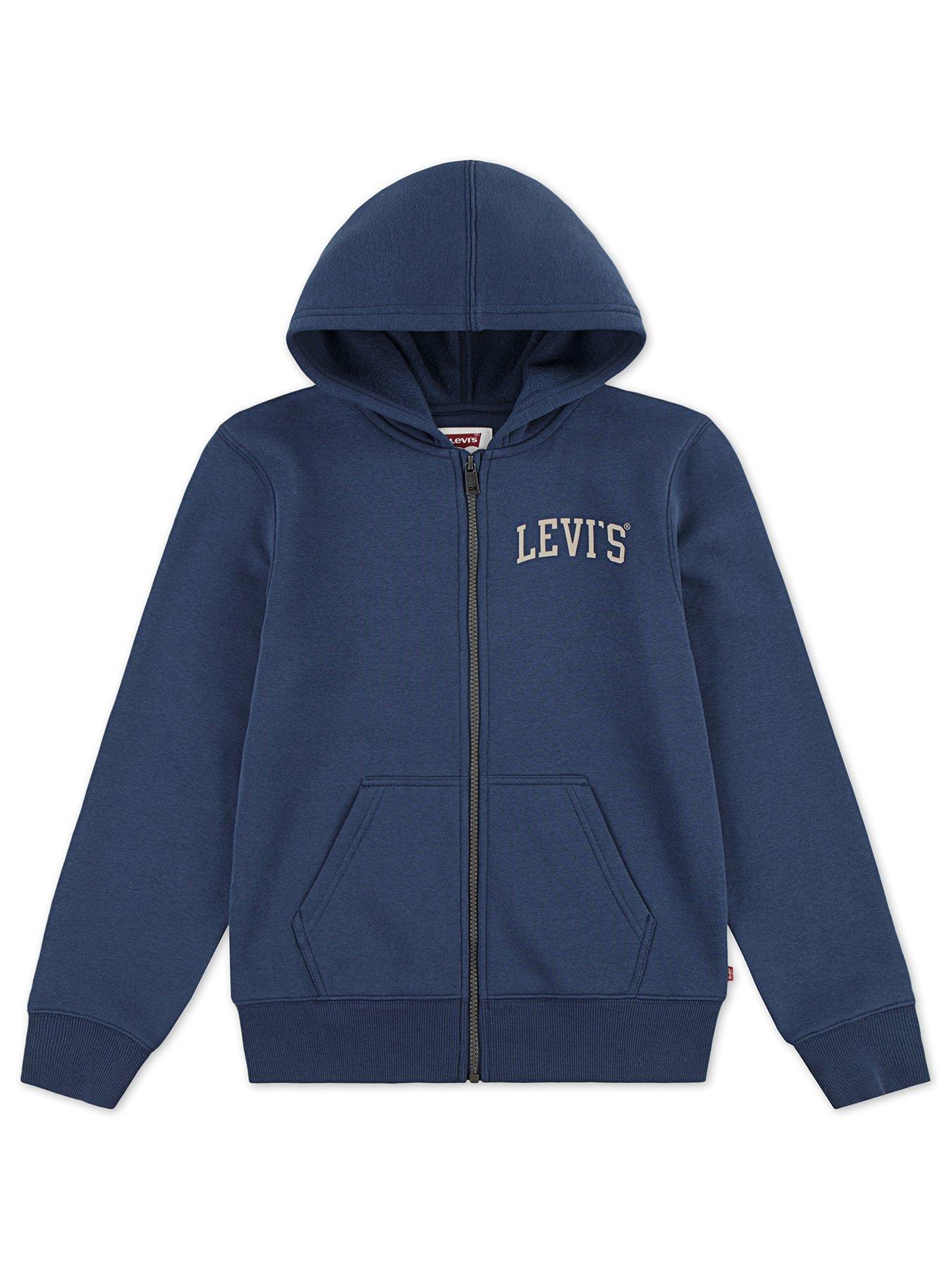 Levi's Boys Legendary Full Zip Hoodie - Navy