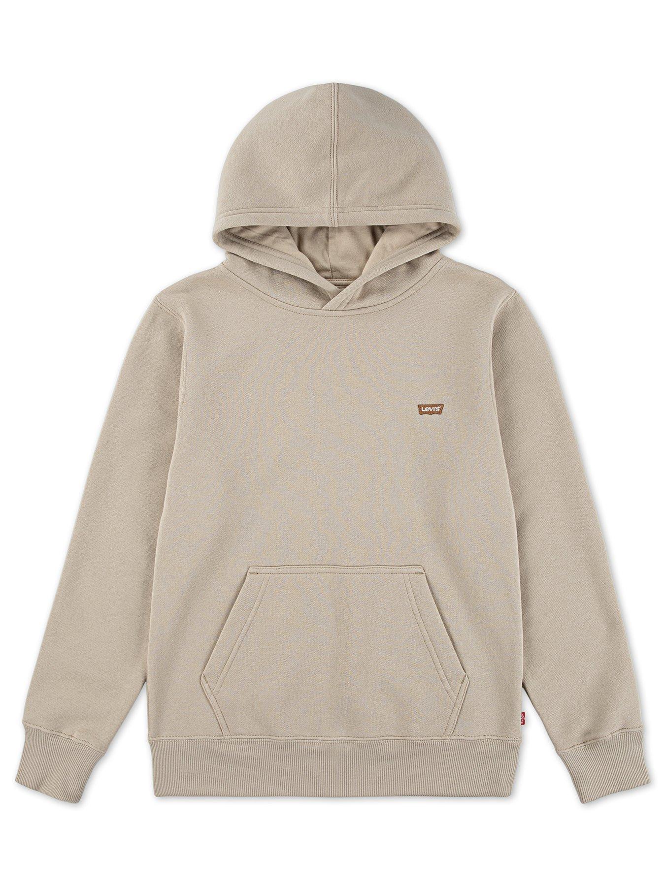 Levi's Boys Batwing Chest Hit Pull Over Hoodie - Beige