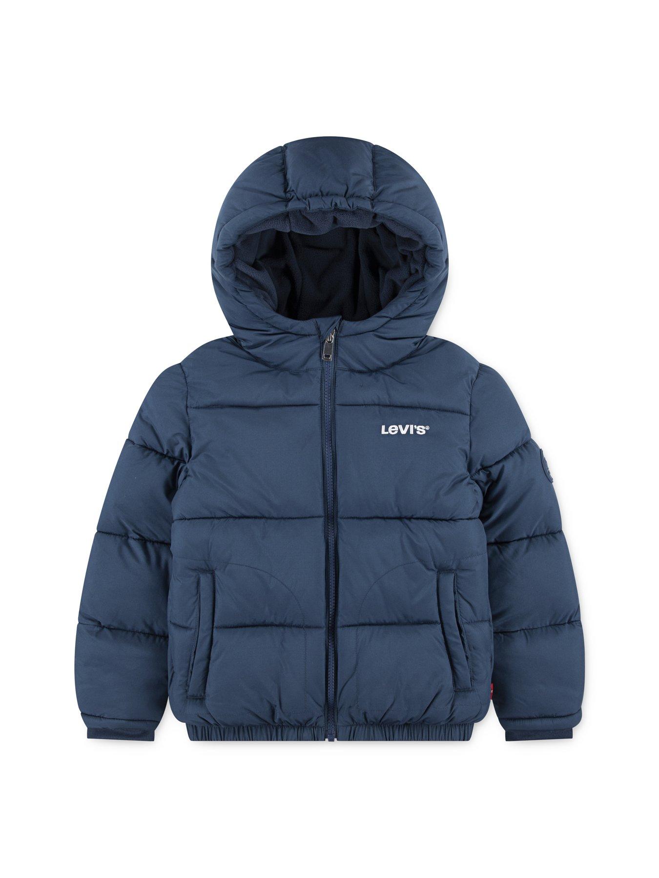 Levi's Boys Padded Jacket, Navy, Size Age: 16 Years