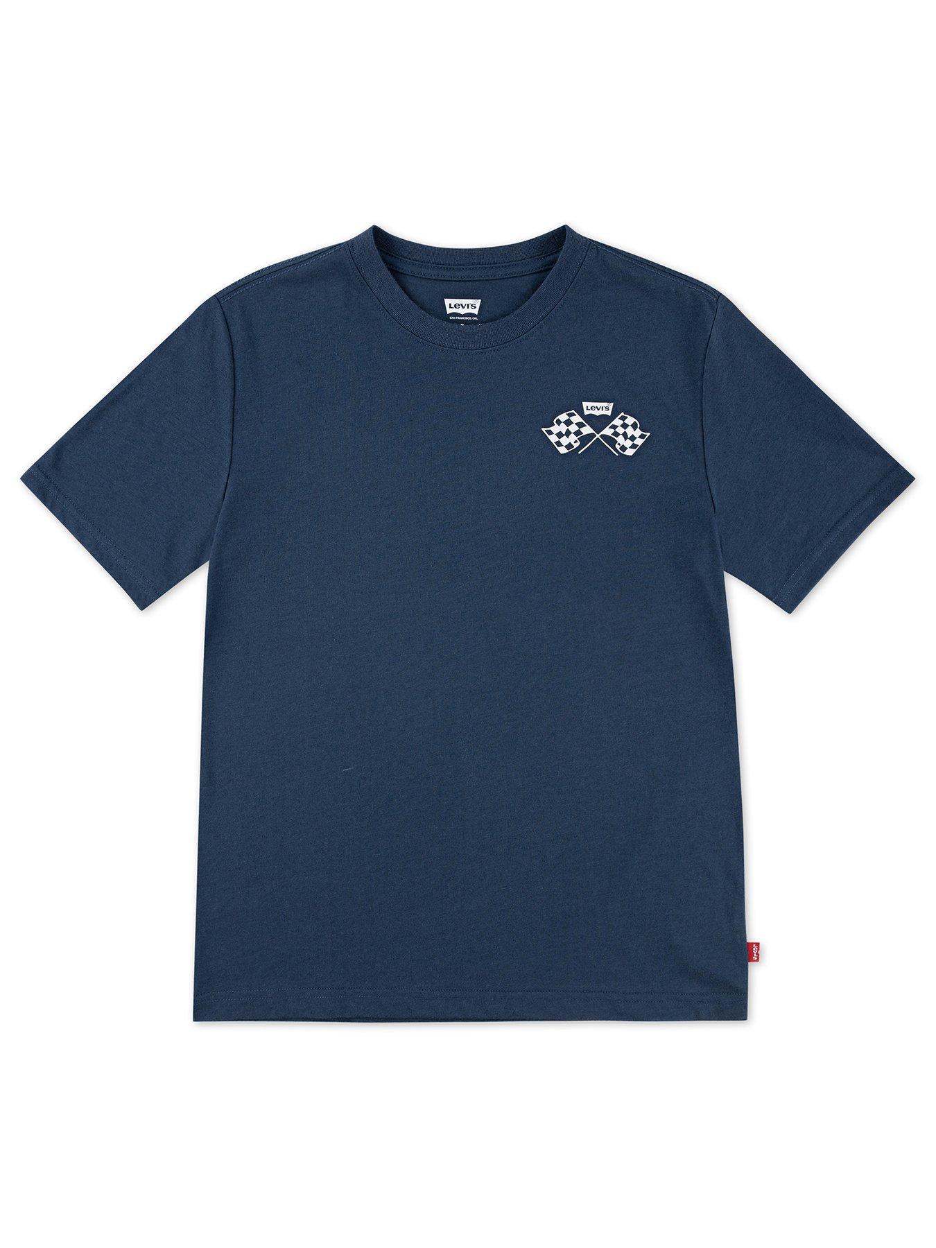 undefined Boys Speed Trials Short Sleeve T-Shirt - Navy
