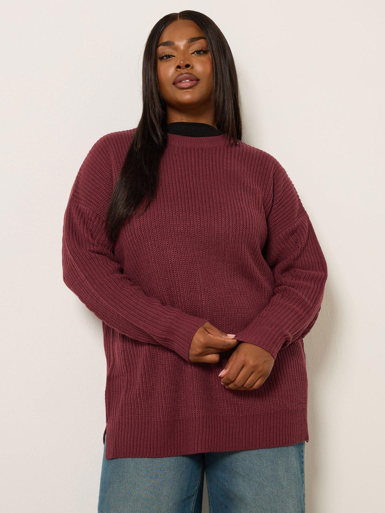undefined Curve Drop Shoulder Jumper