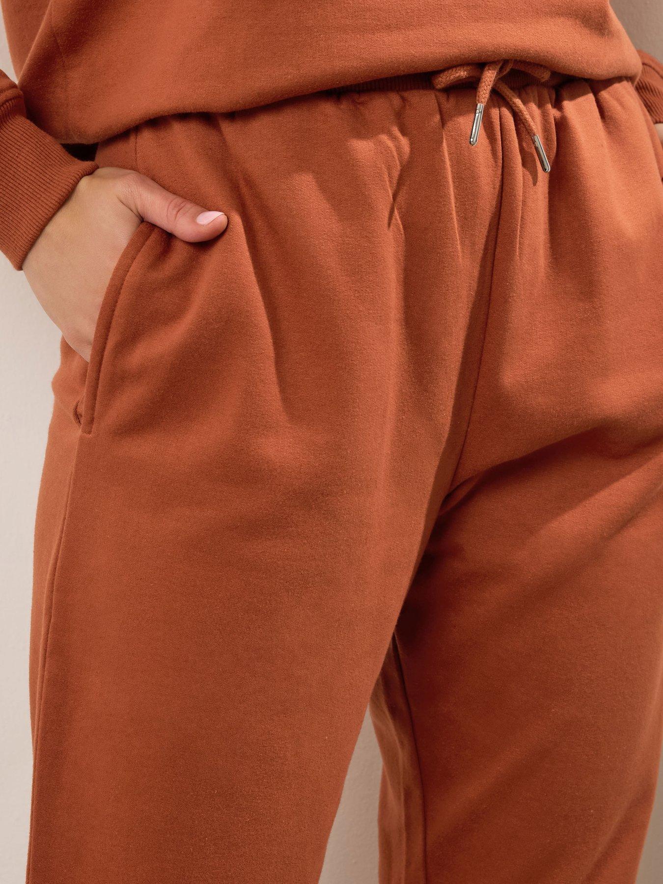 Image 4 of 4 of Long Tall Sally Cuffed Jogger 34" - Orange