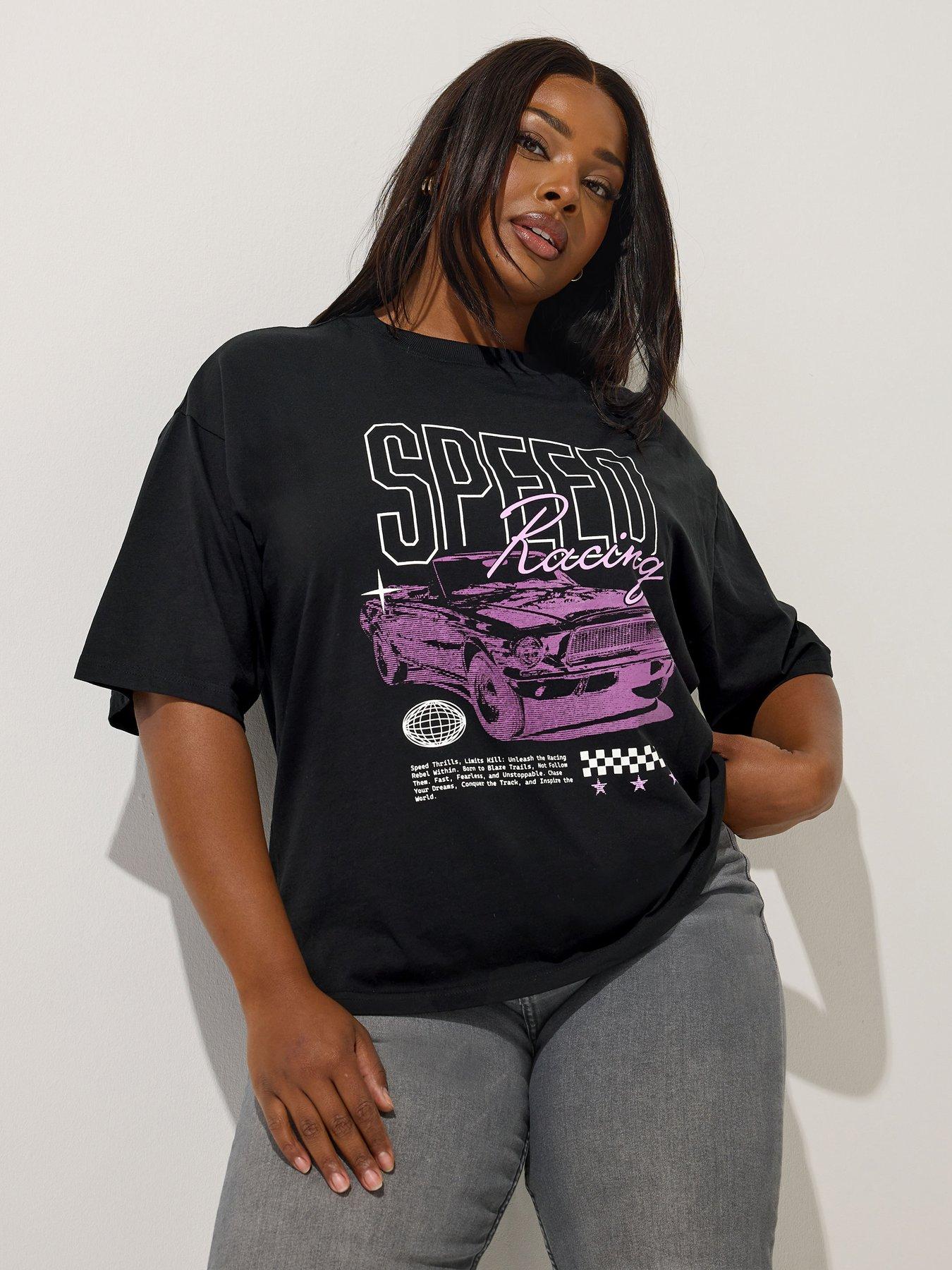 undefined Curve Motor Sports T-Shirt - Black