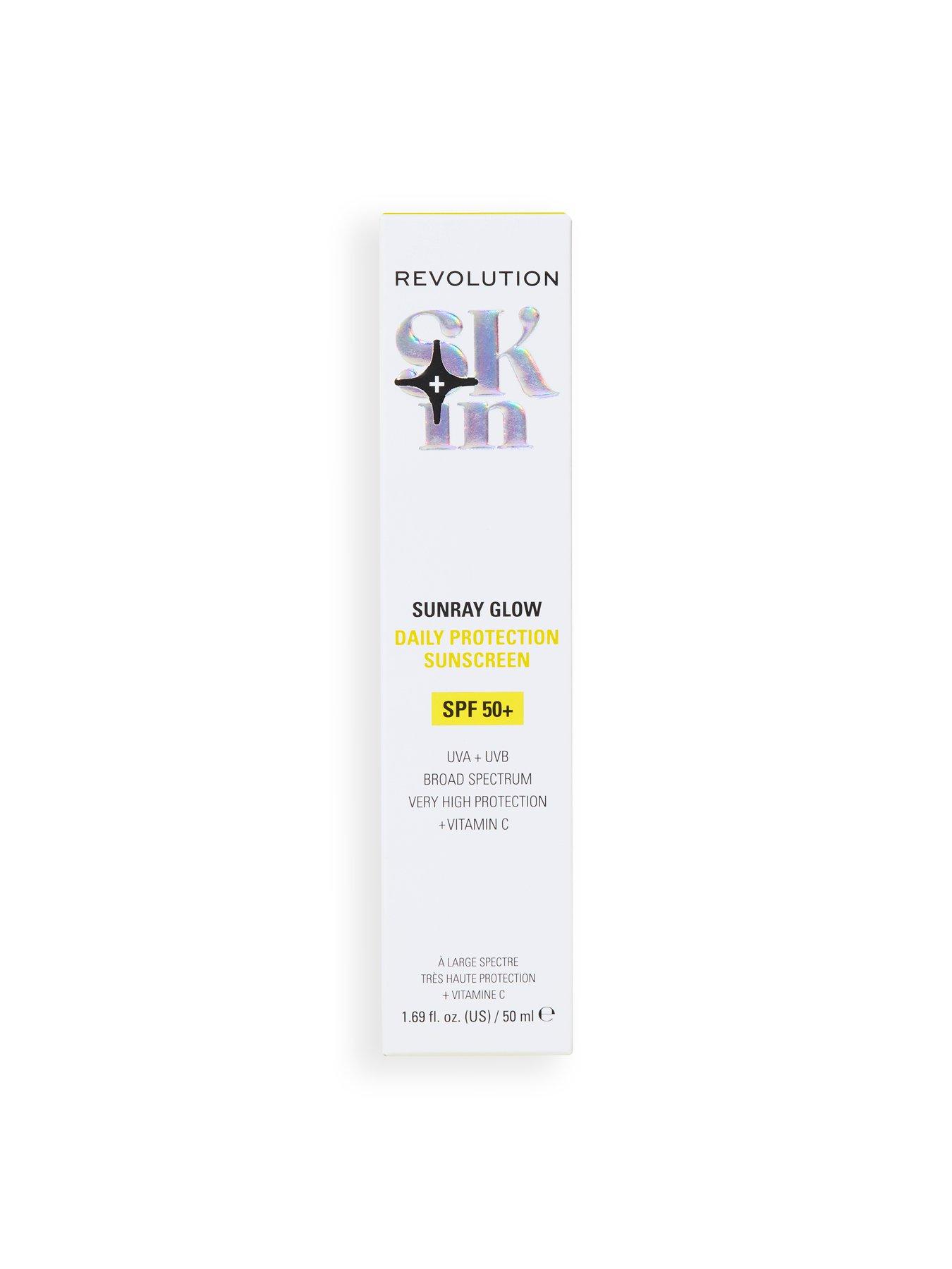 Image 7 of 7 of Revolution Beauty London Revolution Skin Sunray Glow Daily Protection Sunscreen SPF 50+