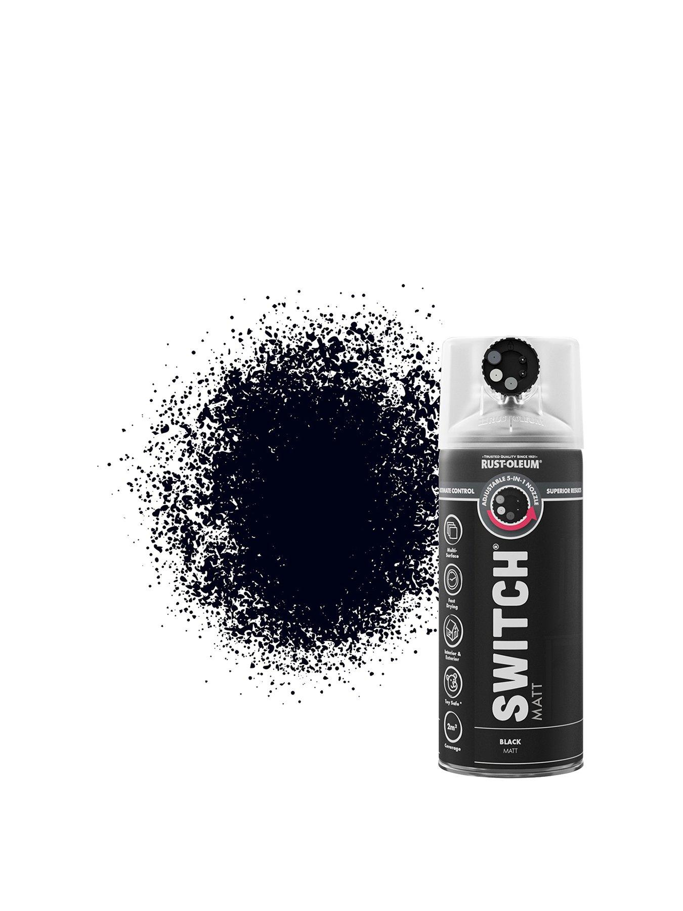 undefined Rust-oleum Switch Spray Paint 400ml Black Matt