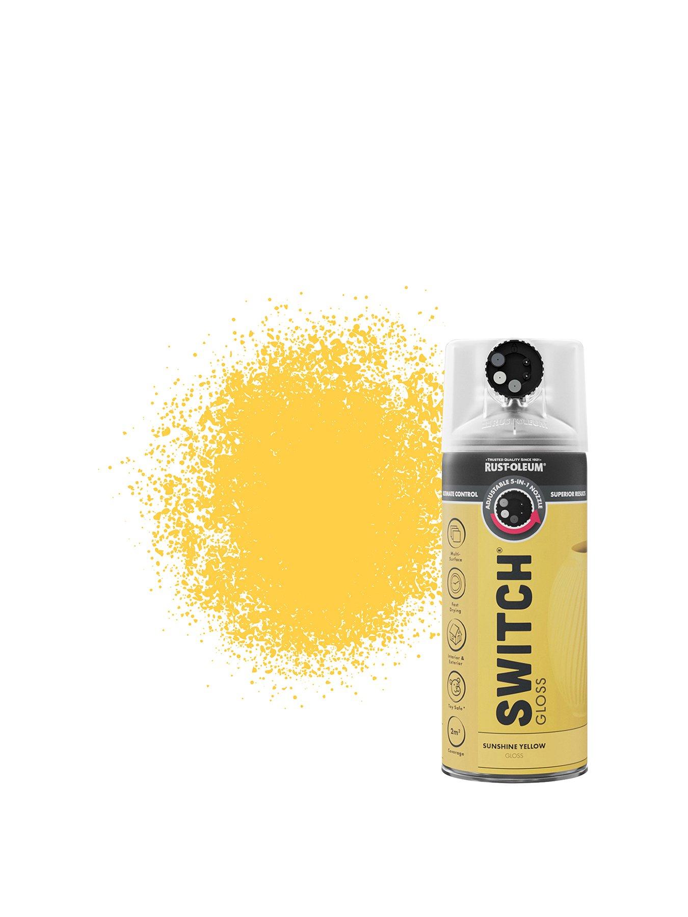 Rust-Oleum Switch Spray Paint 400ml Sunshine Yellow Gloss
