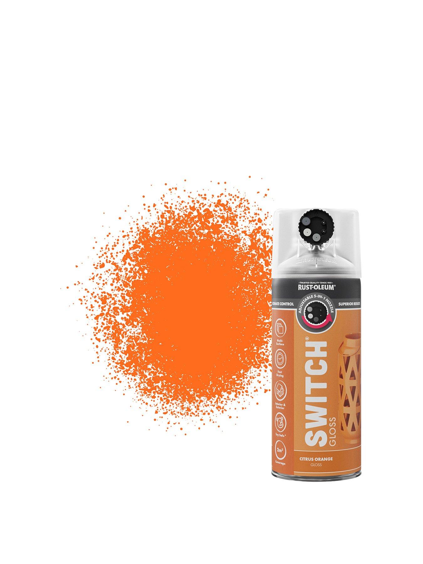 Rust-Oleum Switch Spray Paint 400ml Citrus Orange Gloss