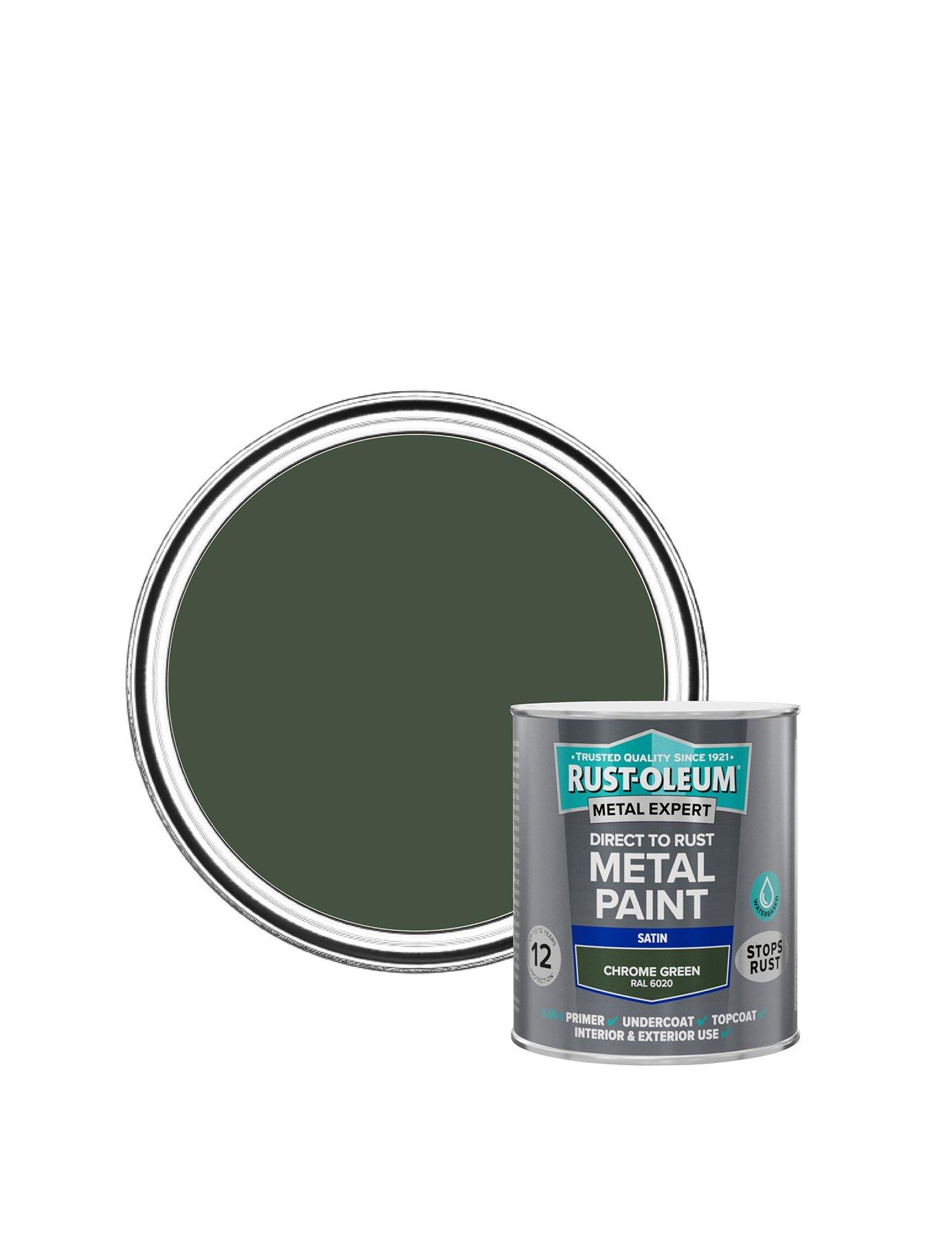 Rust-Oleum Metal Expert Water-based Paint Satin Green 750ml