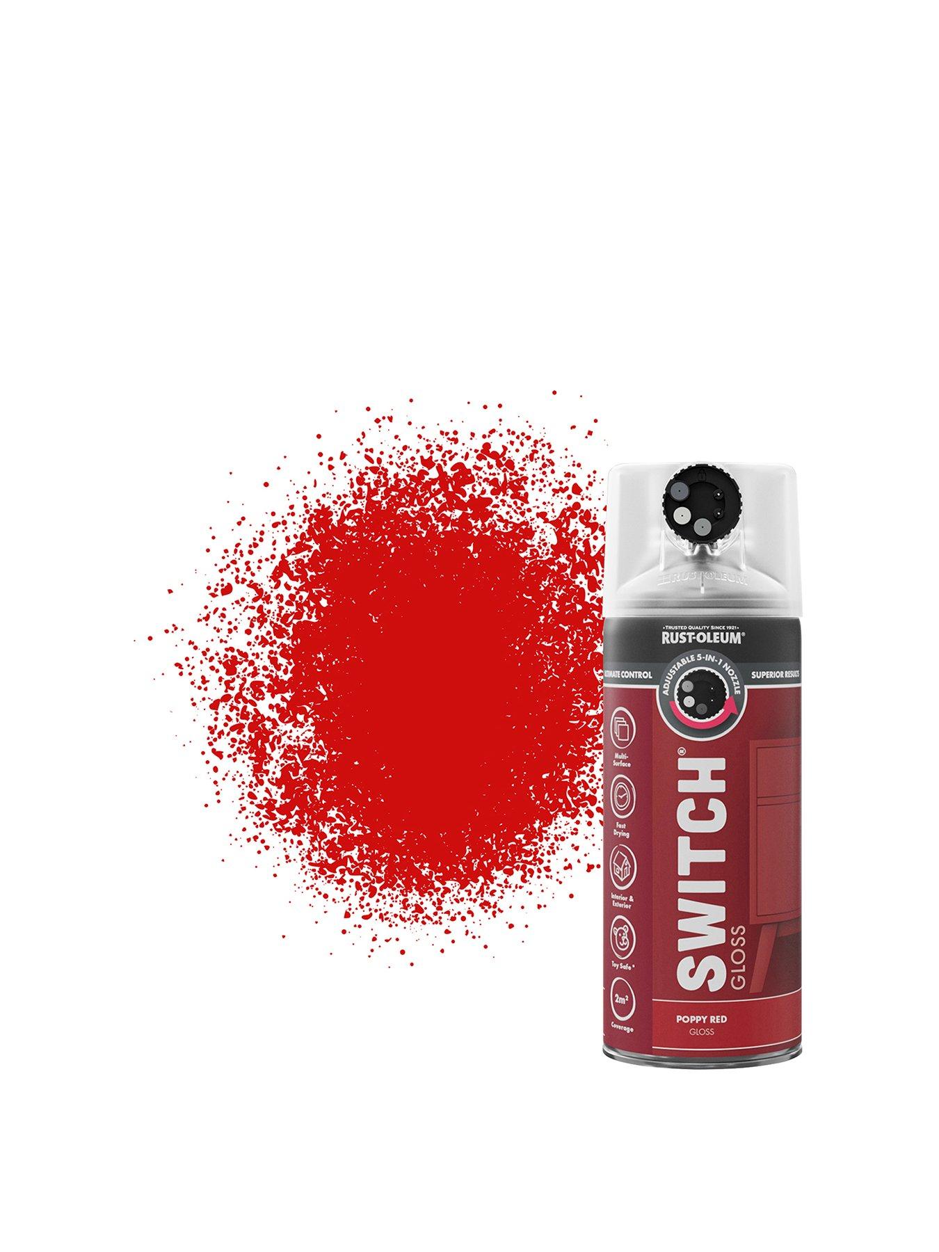 Rust-Oleum Switch Spray Paint 400ml Poppy Red Gloss