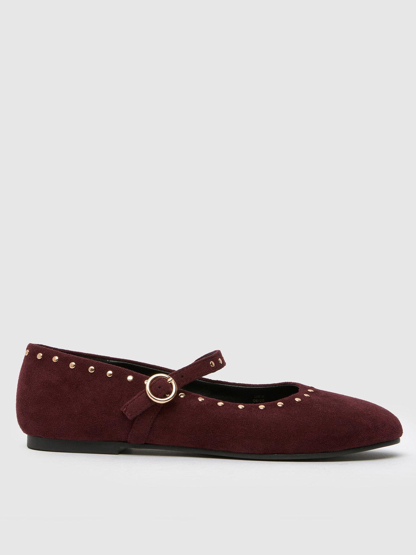 Schuh Youth Lexanne Studded Ballerina - Red