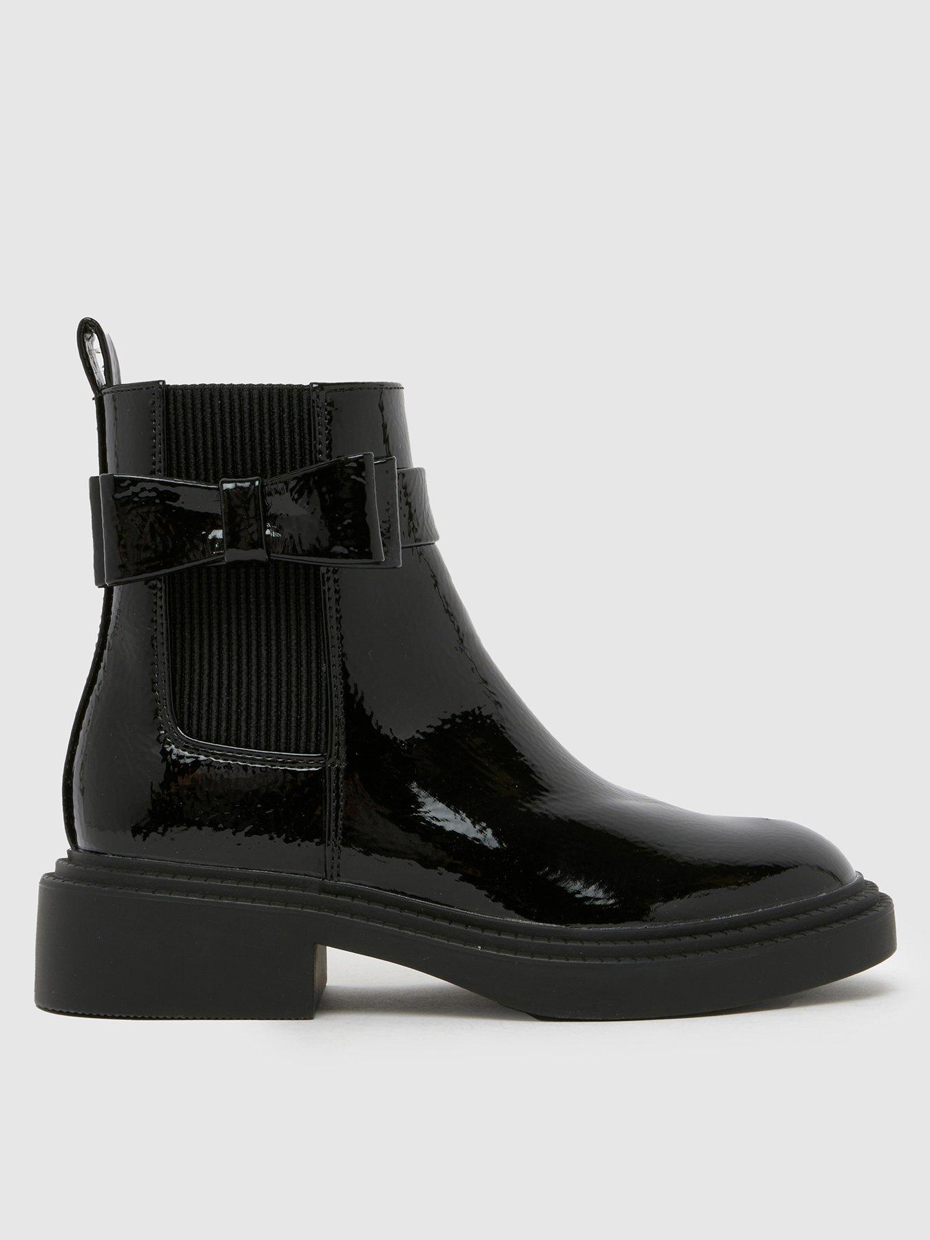 Schuh Youth Cait Bow Chelsea Boot - Black