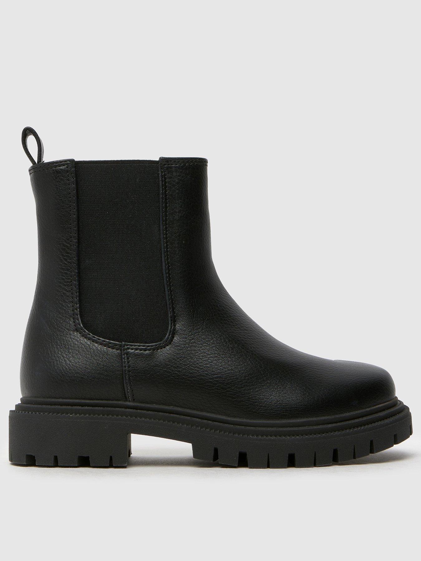 Schuh Junior Click Chunky Chelsea Boots Black Very