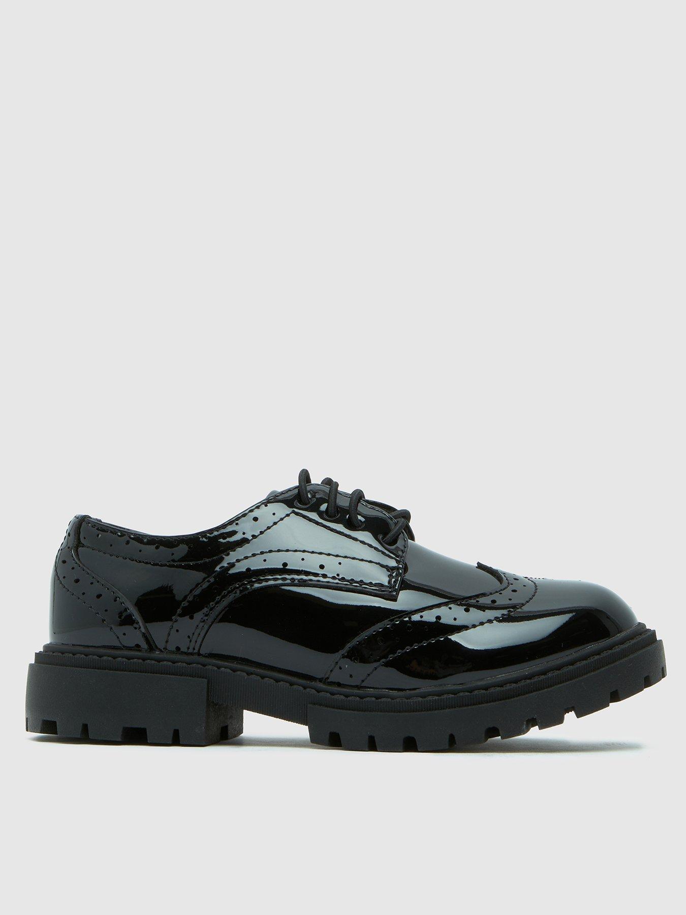 undefined Junior Lorelai Patent Brogue Lace Up