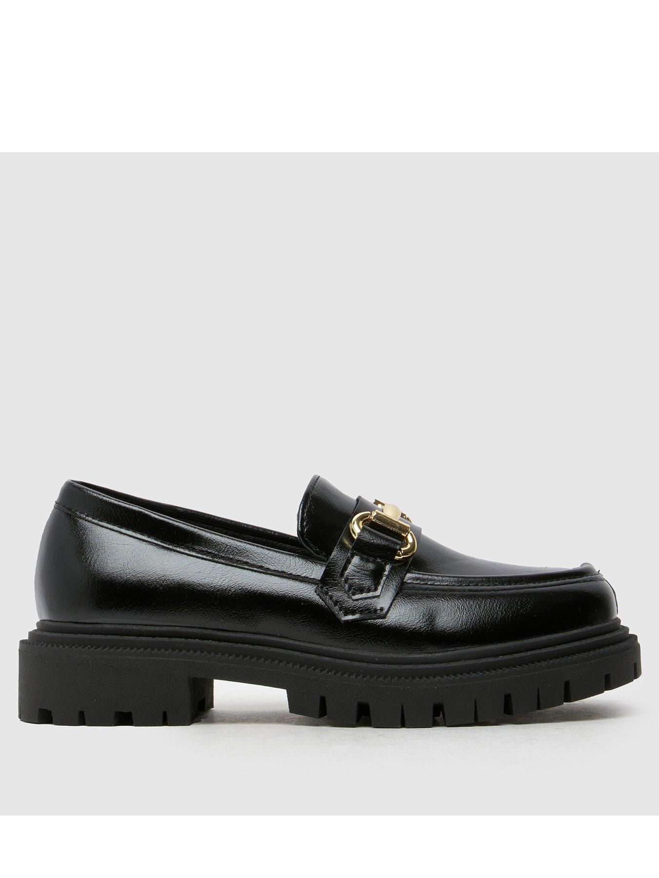 undefined Junior Loretta Patent Snaffle Loafers - Black