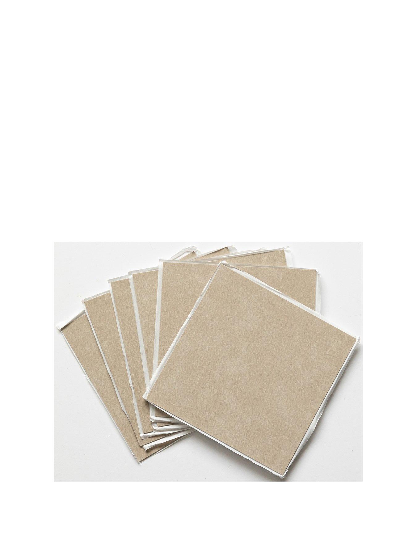 Image 2 of 7 of D-C-Fix Self Adhesive Wall Tiles Micro Cement Beige Pack Of 18 Tiles