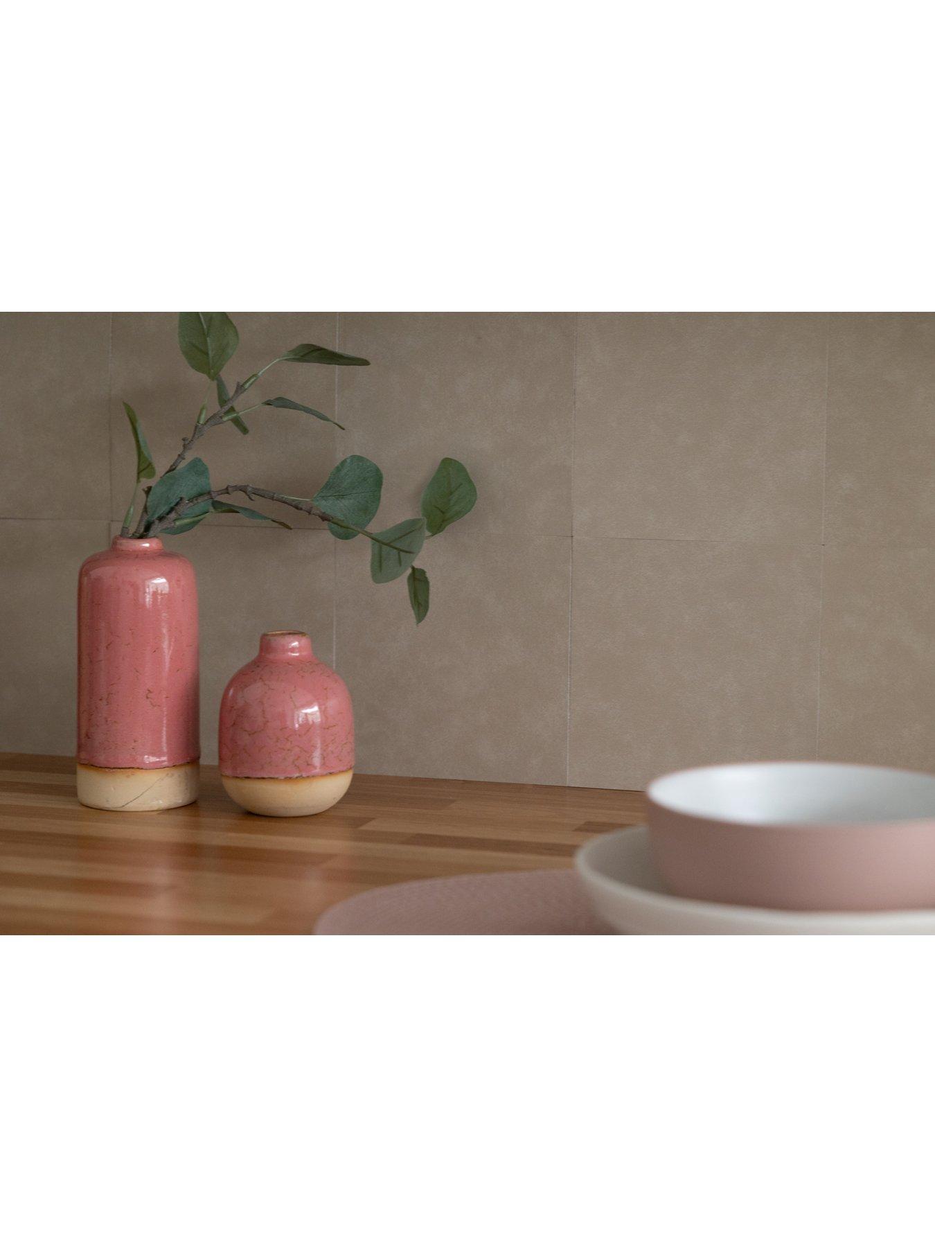 Image 6 of 7 of D-C-Fix Self Adhesive Wall Tiles Micro Cement Beige Pack Of 18 Tiles
