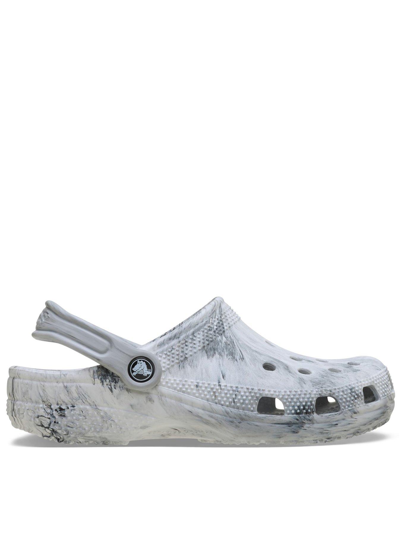 Crocs Classic Marbled Clog - Black/white