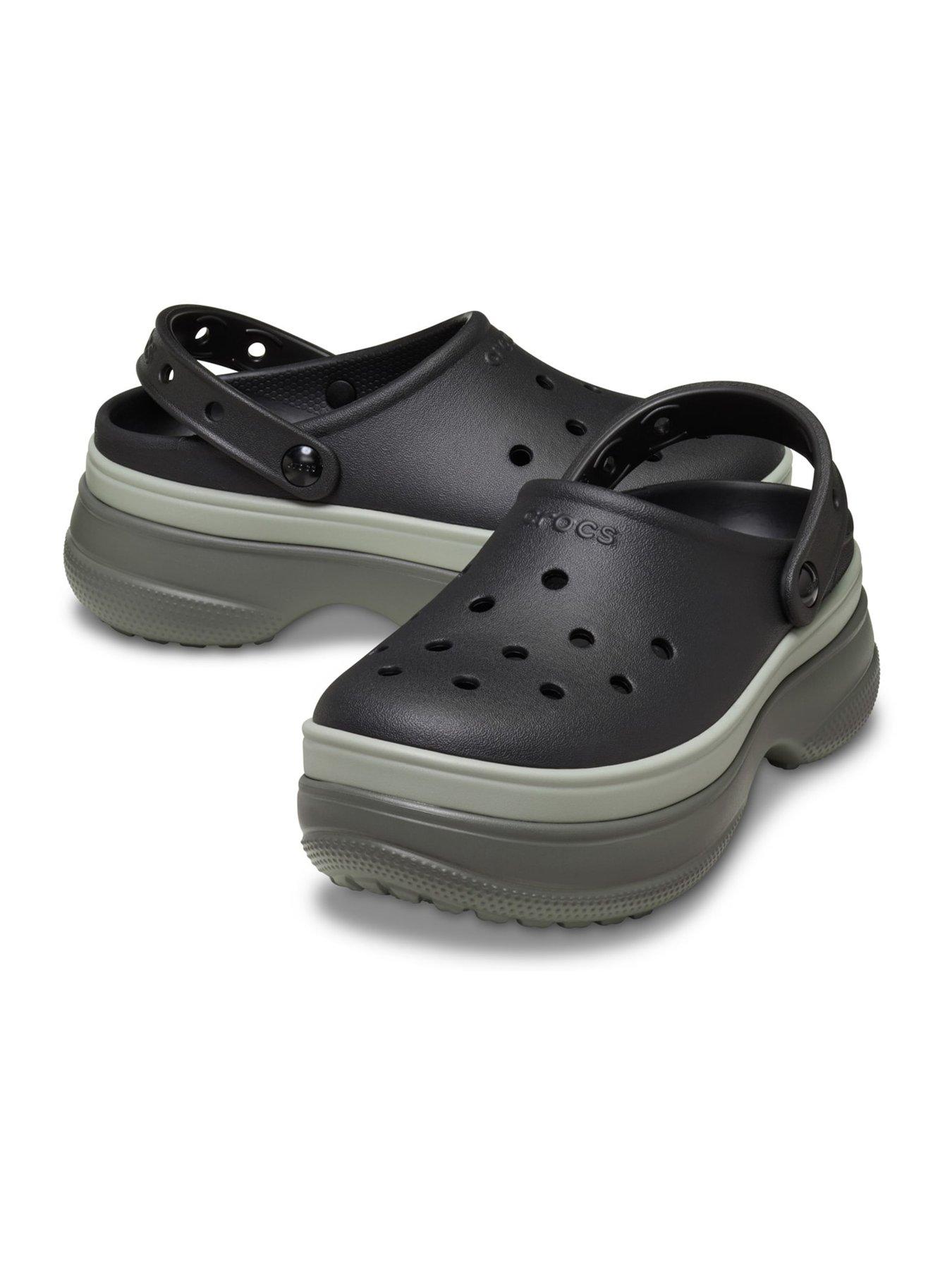 Crocs Classic Stacked Clog - Black | Very