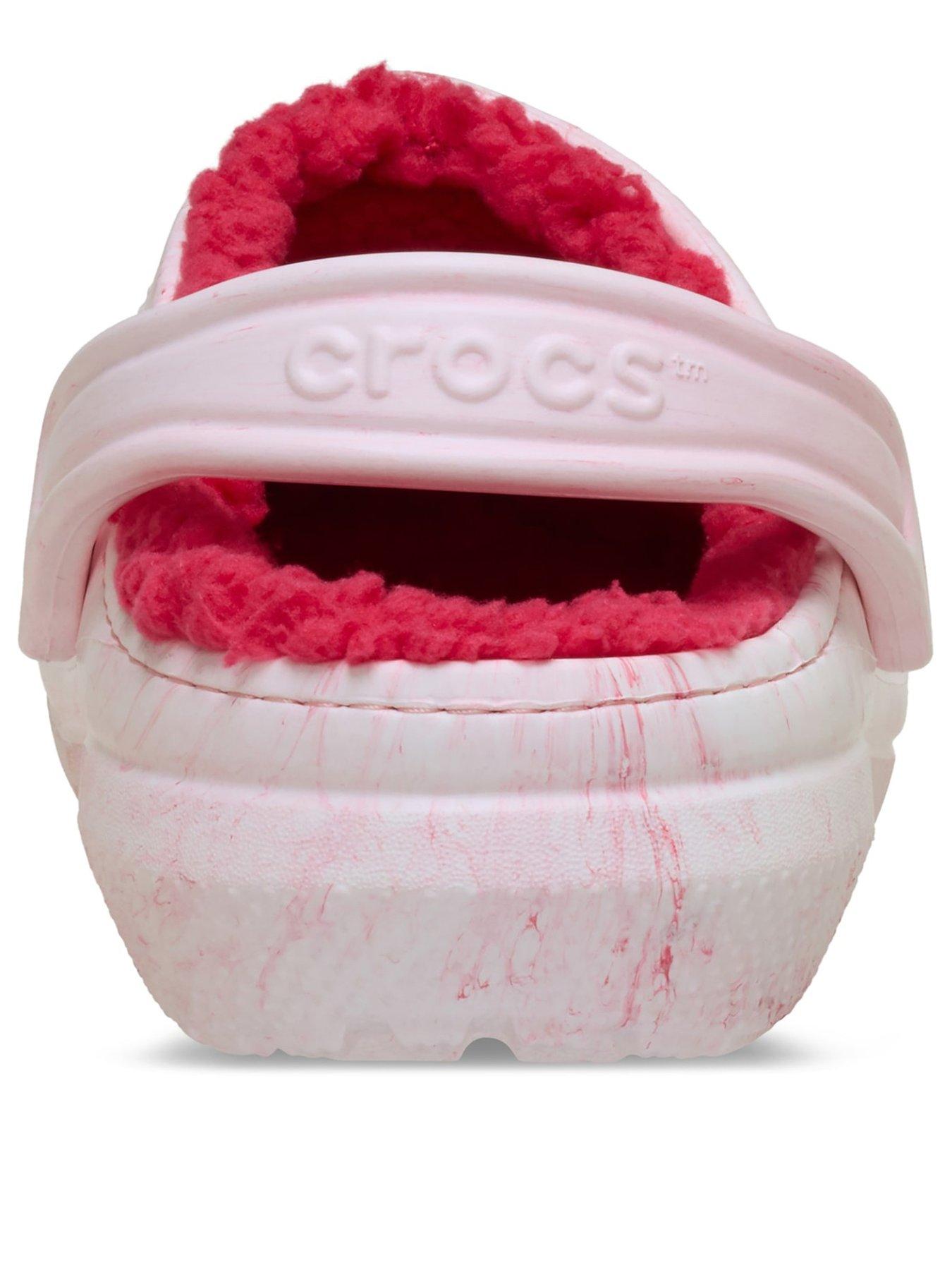 Crocs Classic Lined Watercolour Clog - Powder Pink Swirl | Very