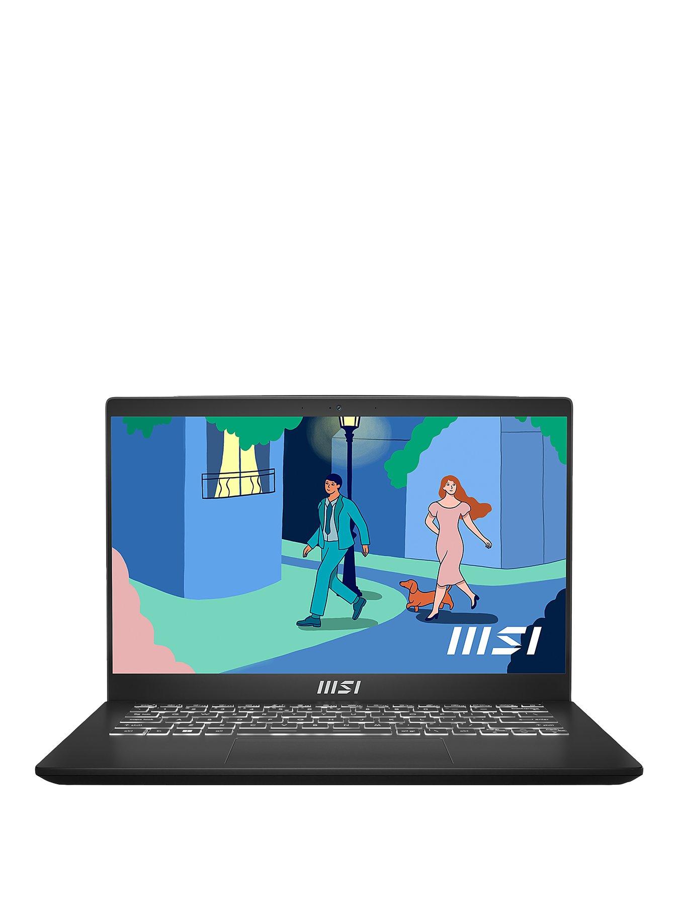 MSI Modern - AMD Radeon - AMD Ryzen 5 - 8GB RAM - 512GB SSD - 14in Laptop - Black
