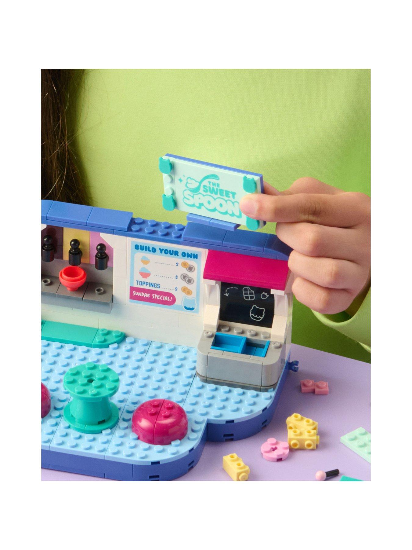 Image 6 of 8 of BLDR Squishmallows Frozen Yoghurt Fun Building Set - Andreina the Butterfly + Mipsy the Axolotl Buildable Figures