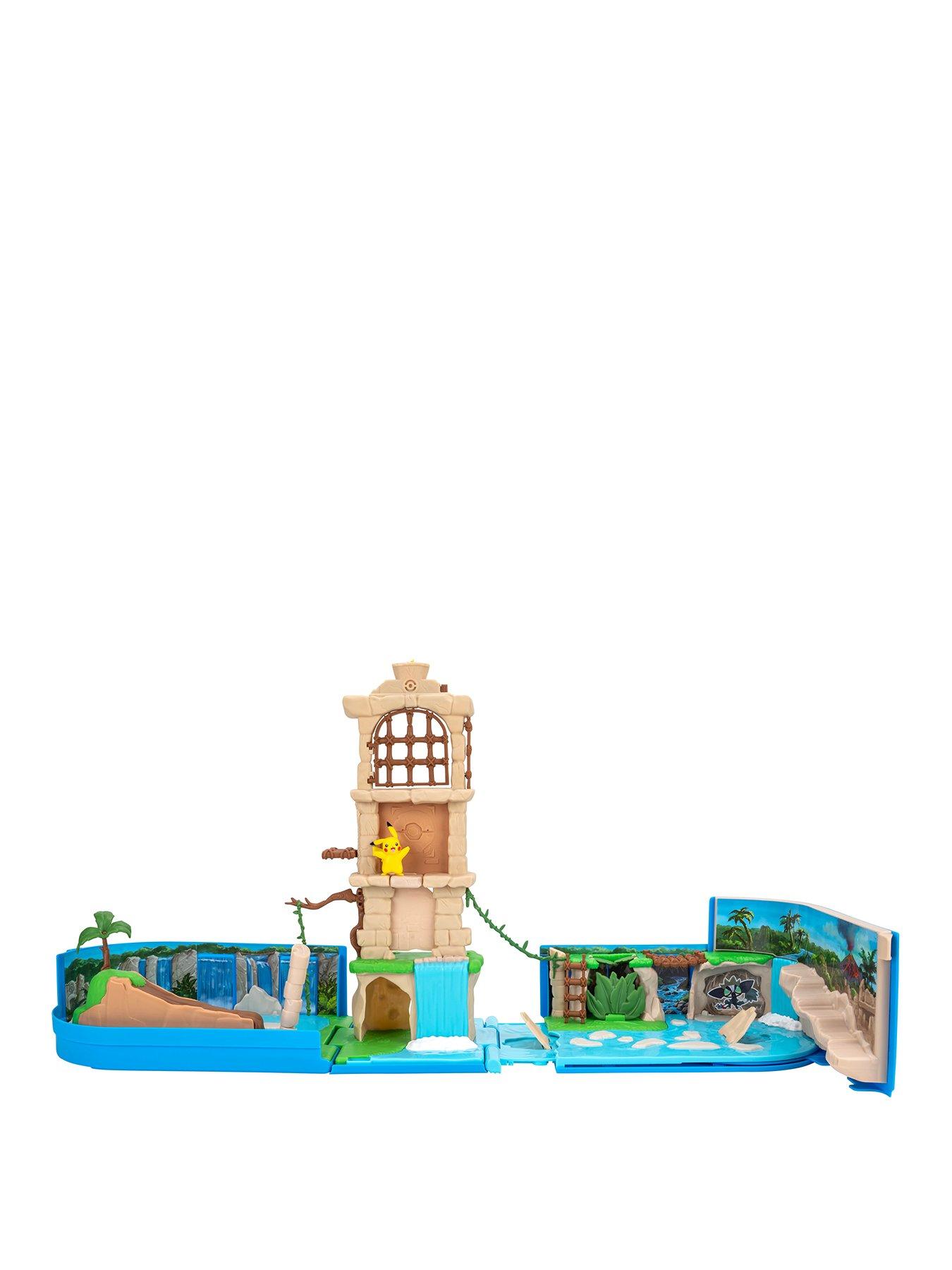 Pokemon Carry Case Battle Ruins Playset - Portable Transforming Backpack Playset