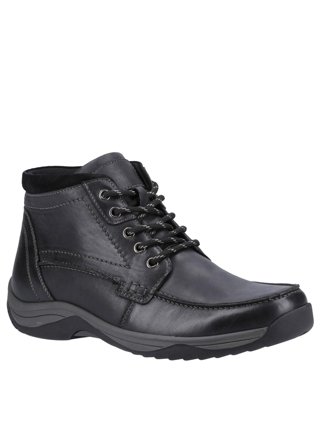 Image 2 of 5 of Hush Puppies Daryl Lace Up Boots - Black