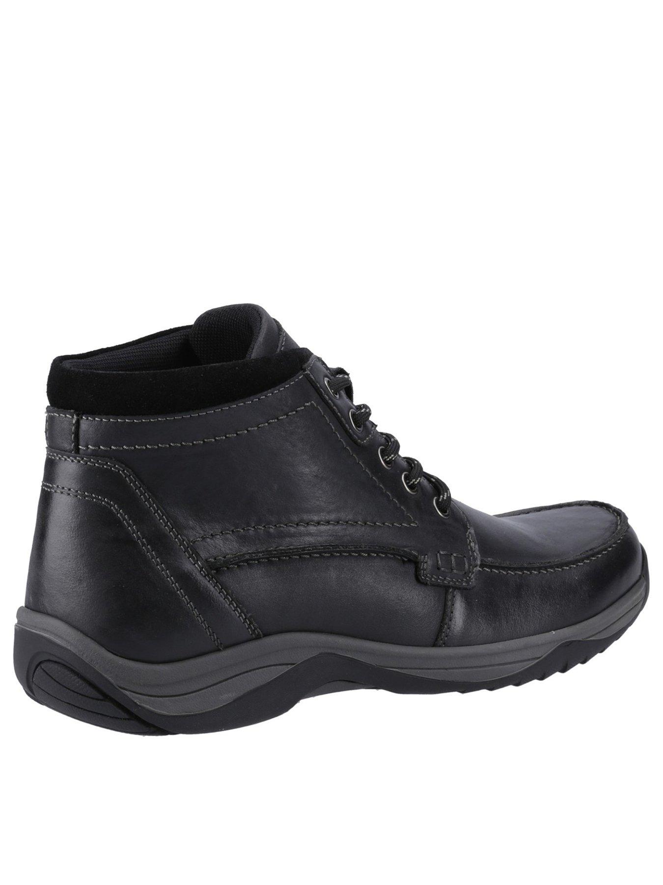 Image 3 of 5 of Hush Puppies Daryl Lace Up Boots - Black