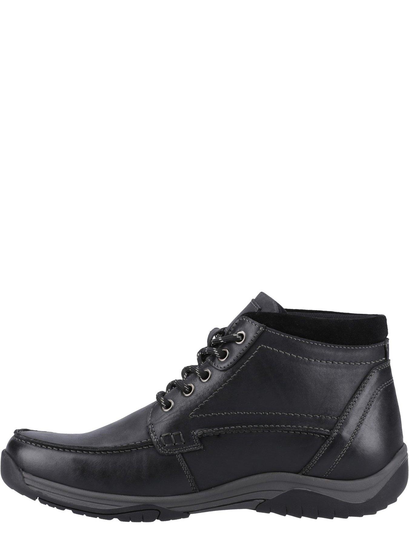 Image 4 of 5 of Hush Puppies Daryl Lace Up Boots - Black